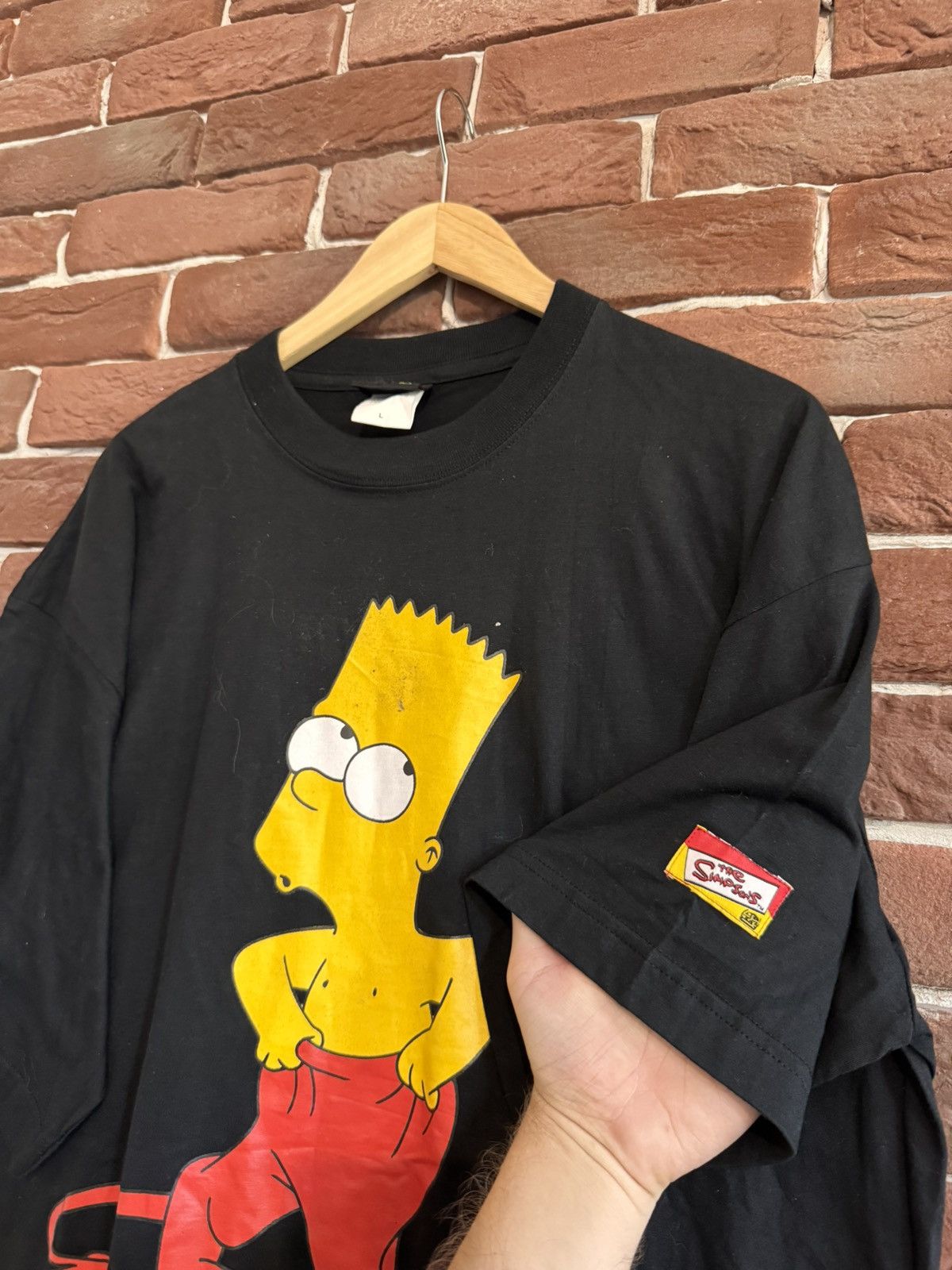 Cartoon Network Vintage 90s Bart Simpson Devil Cartoon Art T-shirt XL black Size US L / EU 52-54 / 3 - 3 Thumbnail