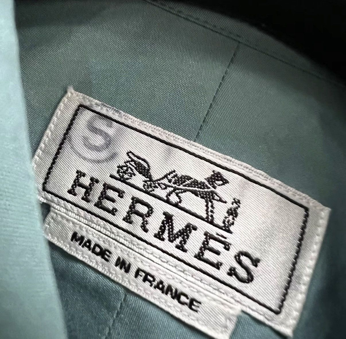 Hermes Hermès Irregular Color-blocked Striped Shirt J41 Size US M / EU 48-50 / 2 - 3 Thumbnail