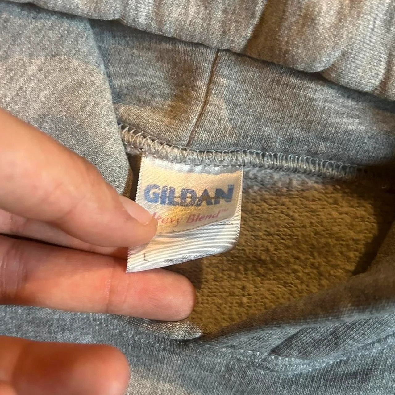 Gildan Vintage U of if I Illinois grey and orange hoodie Size US L / EU 52-54 / 3 - 4 Thumbnail