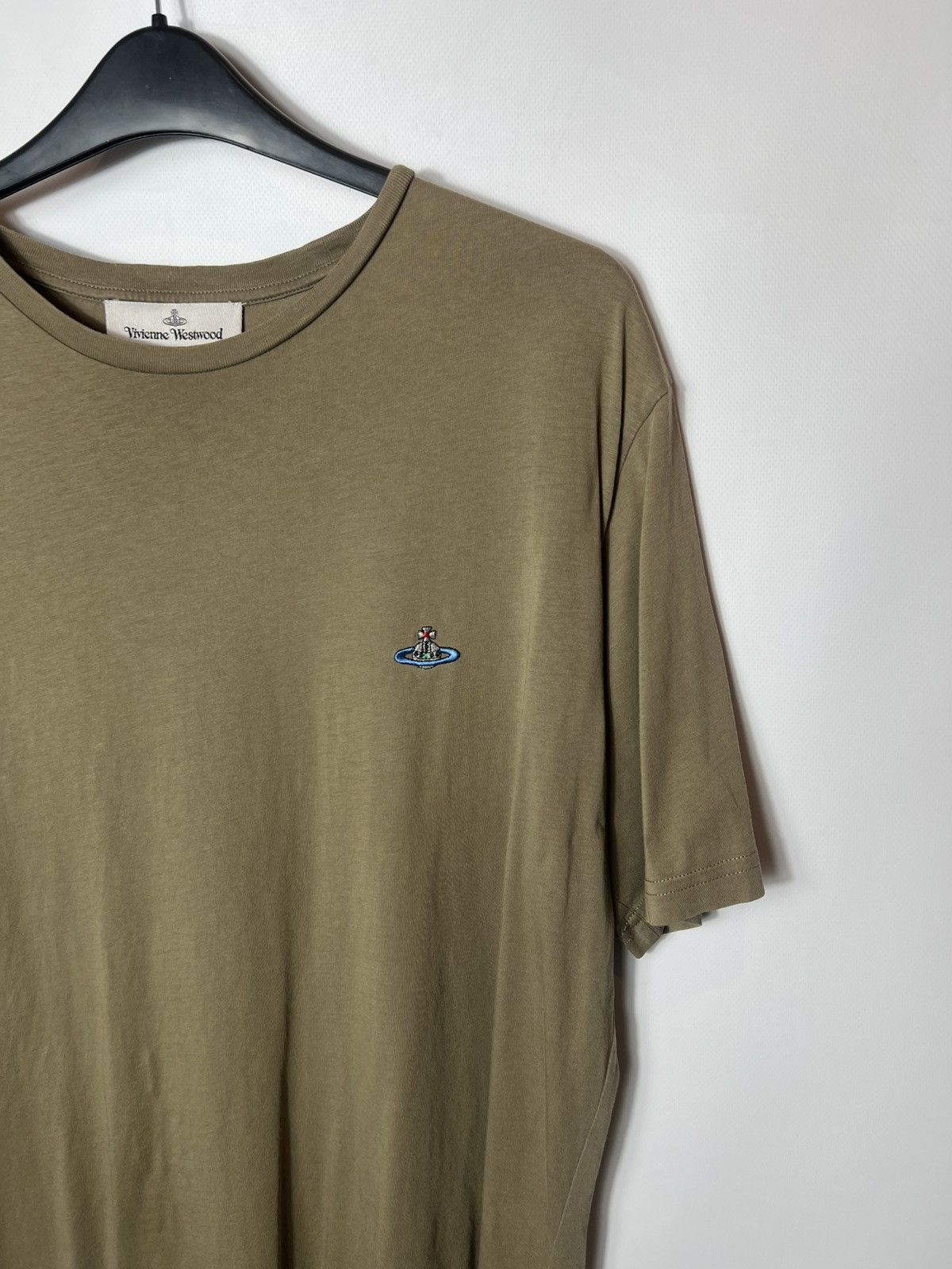 Vivienne Westwood Vintage streetwear y2k Vivienne Westwood Khaki T-shirt Size US XL / EU 56 / 4 - 4 Thumbnail