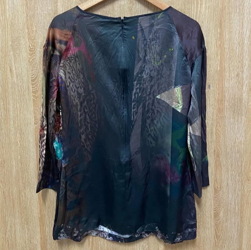 Just Cavalli × Vintage Justcavalli Overprint Shirt Size L / US 10 / IT 46 - 5 Thumbnail