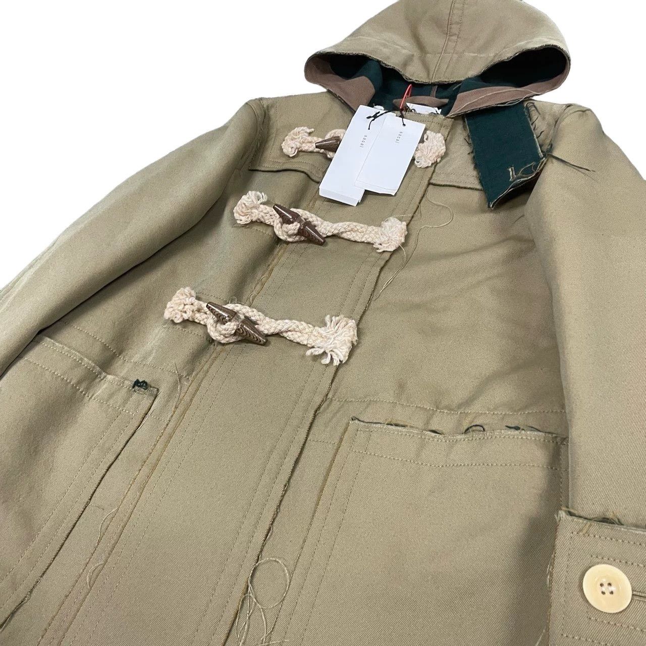 Sacai Sacai Deconstructed Toggle Coat Size 1 Size US S / EU 44-46 / 1 - 1 Thumbnail
