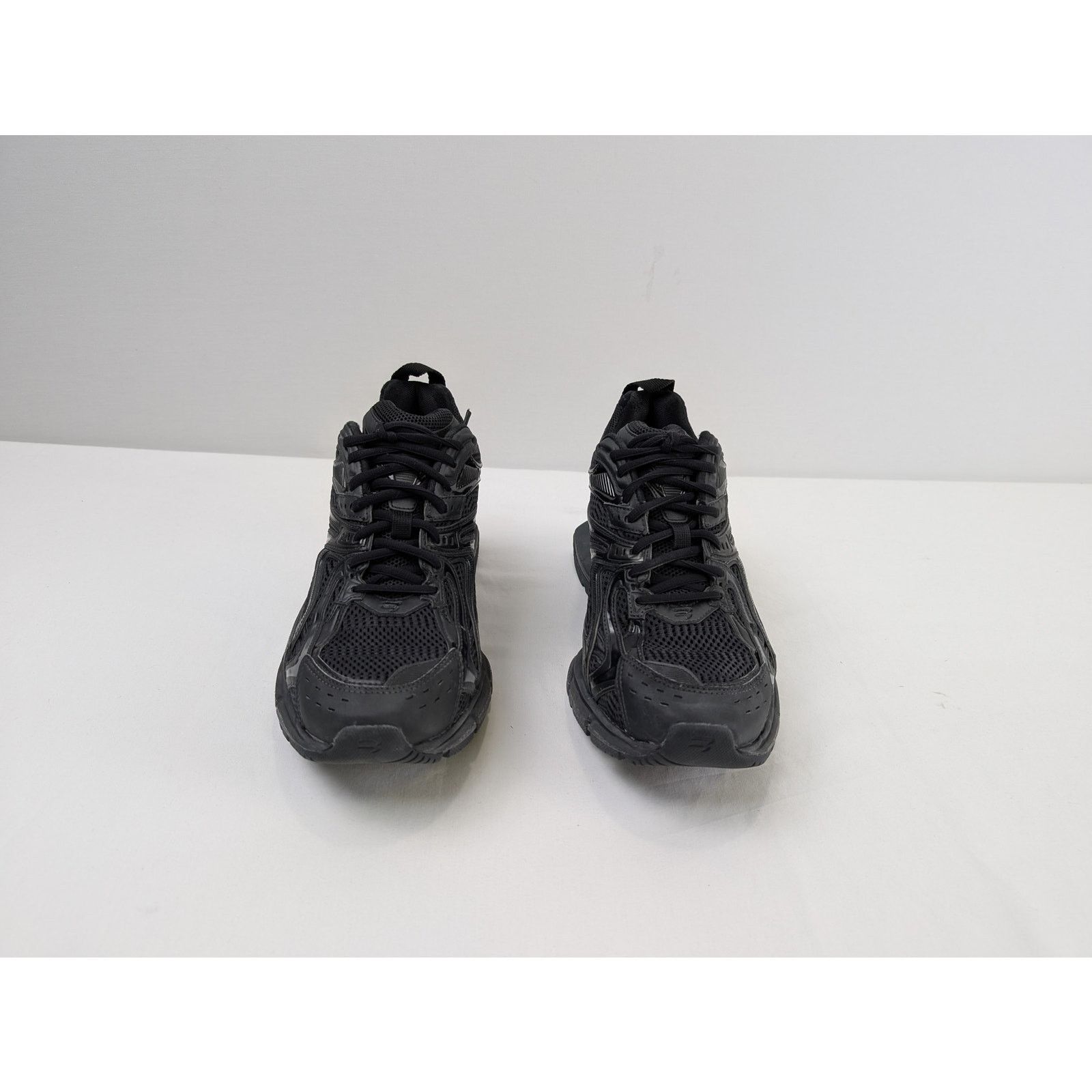 Balenciaga o1rshd1 Mesh Rubber Single X-Pander Sneakers in Black Size US 9 / EU 42 - 10 Thumbnail