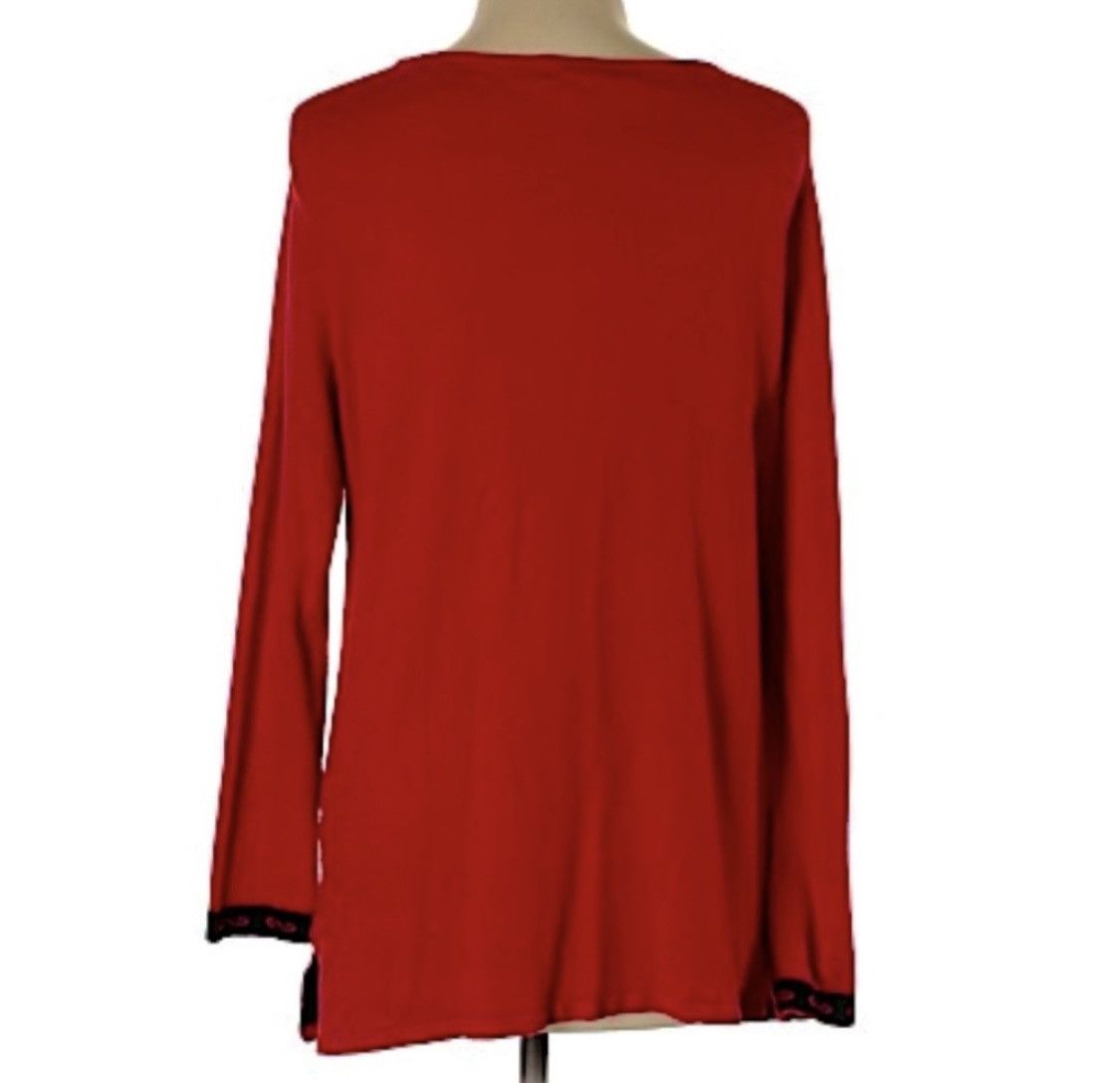 Other ELLEN TRACY EMBROIDERED PULLOVER SWEATER Size L / US 10 / IT 46 - 9 Thumbnail