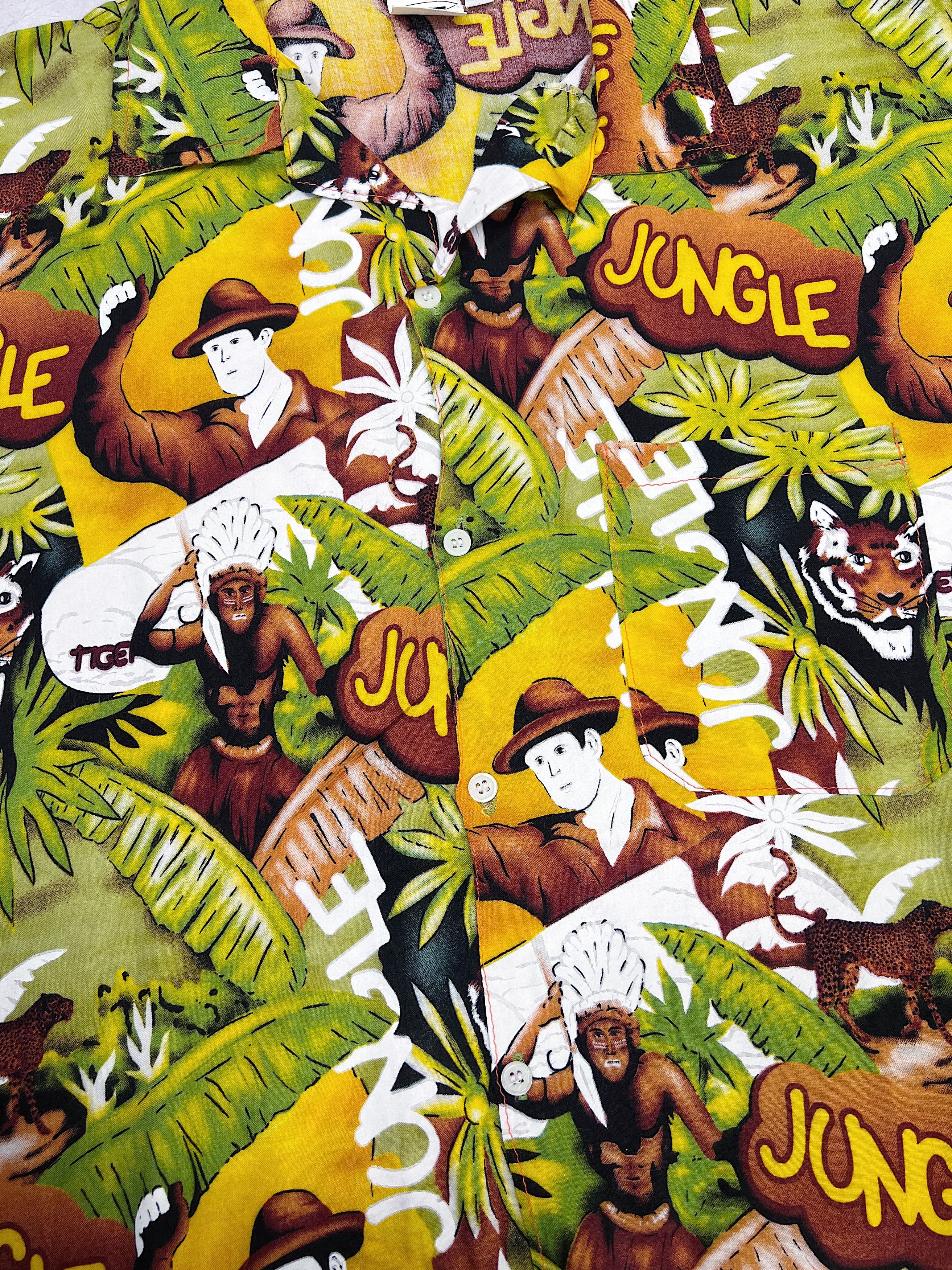 Other Vintage Hawaiian Shirt Jungle Tiger Size US M / EU 48-50 / 2 - 6 Thumbnail