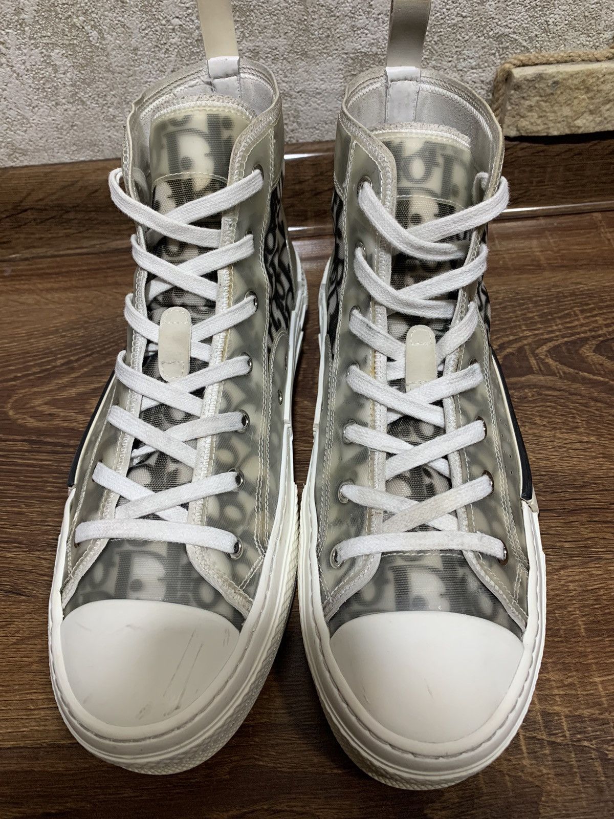 Dior Dior B23 High Top Oblique sneakers Size US 7.5 / EU 40-41 - 4 Thumbnail