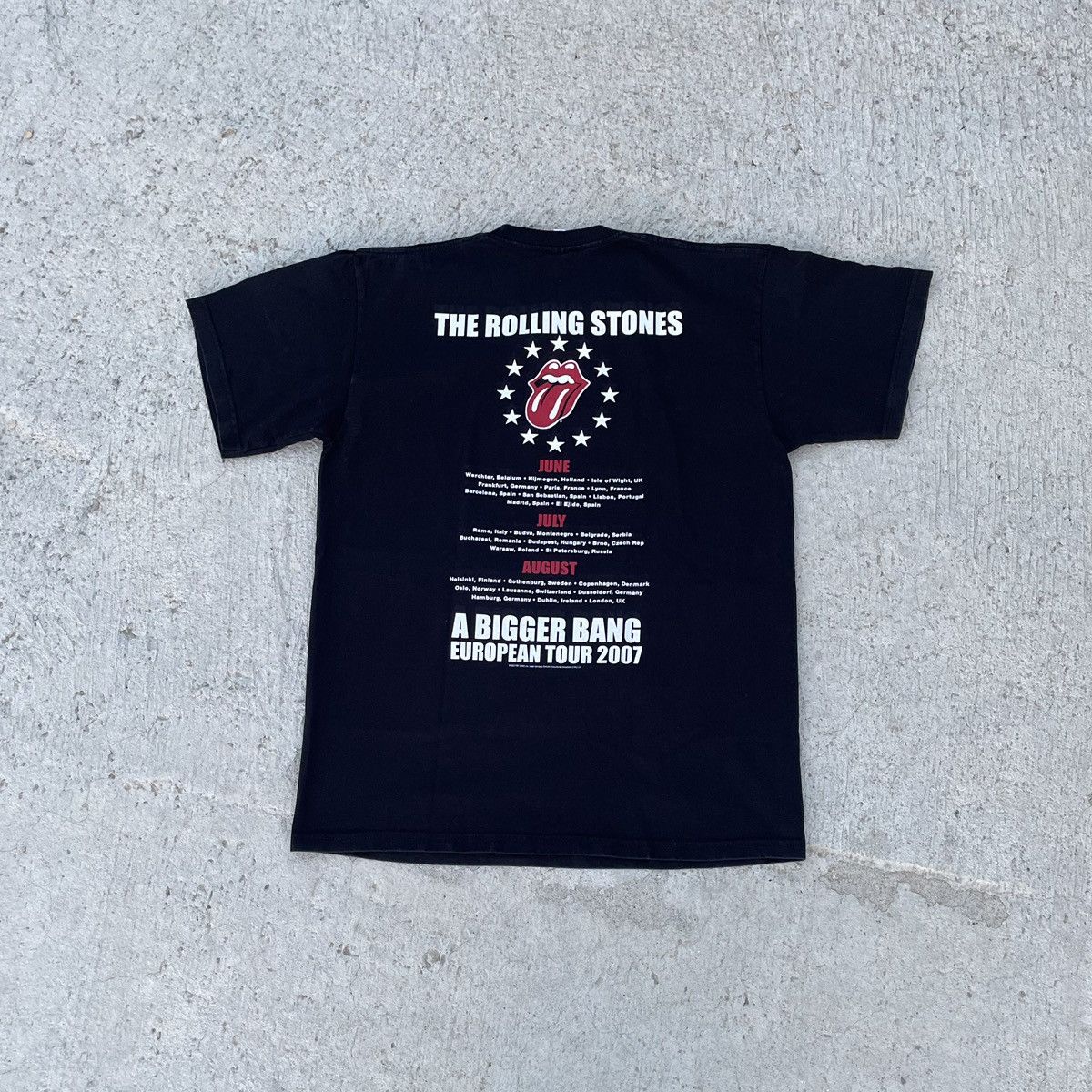 Band Tees The Rolling Stones 2007 European Tour Size US L / EU 52-54 / 3 - 3 Thumbnail