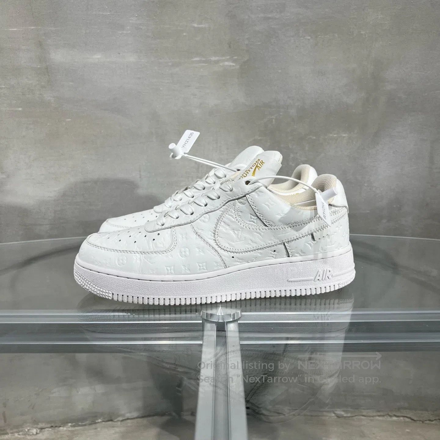 Louis Vuitton Louis Vuitton xNKIE AF1 White Shoes Size US 7.5 / EU 40-41 - 3 Thumbnail
