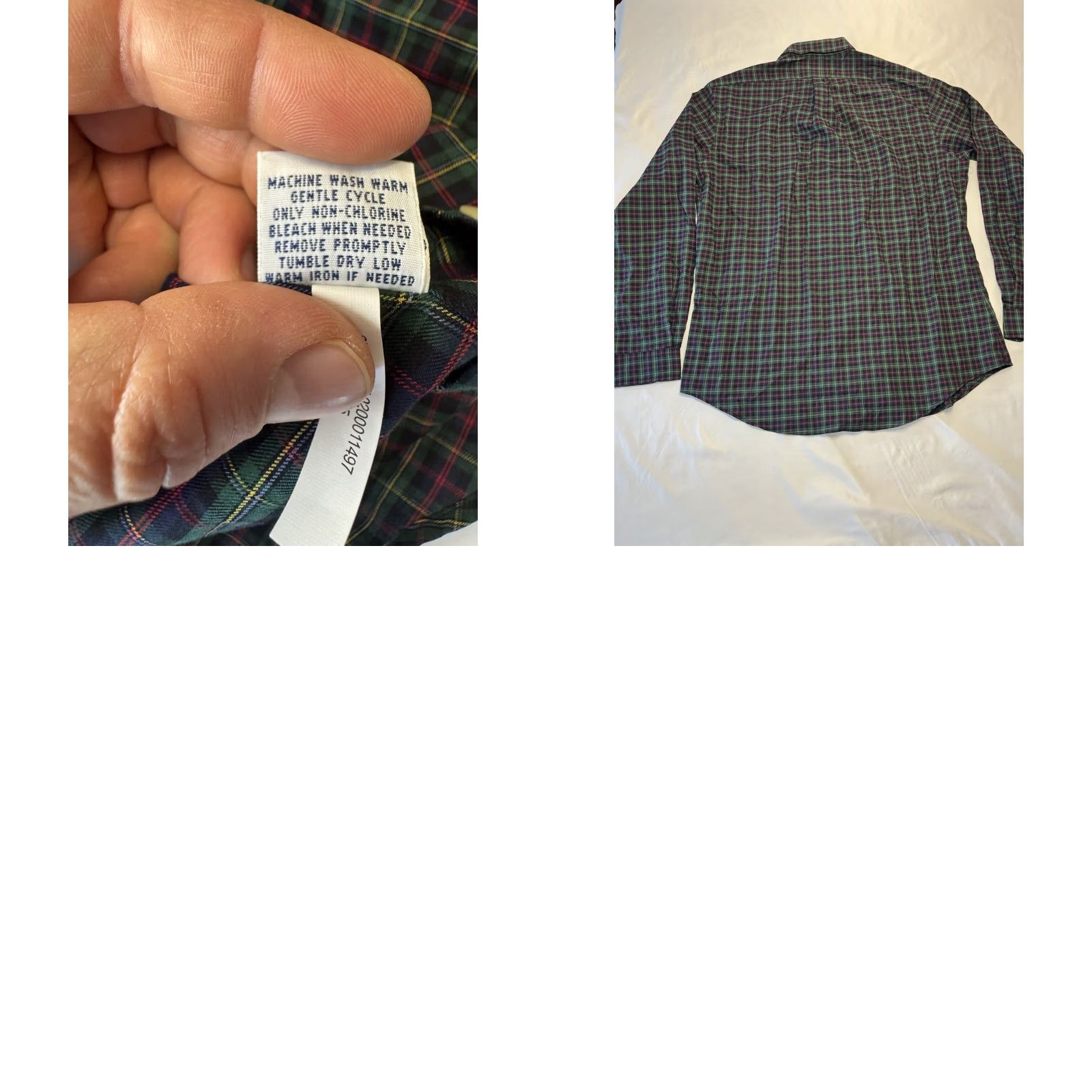 Ralph Lauren Ralph Lauren Shirt Green Button-Down Plaid Classic Preppy Mens L Size US L / EU 52-54 / 3 - 8 Thumbnail
