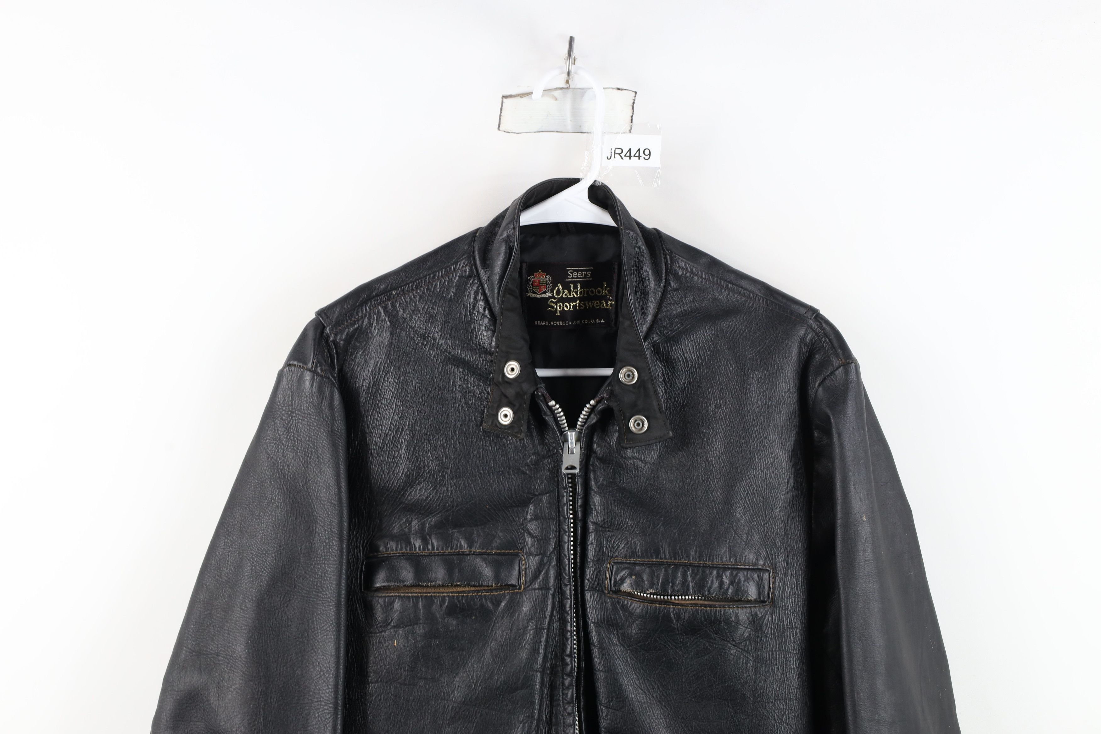 Vintage Vintage 70s Streetwear Cafe Racer Motorcycle Jacket USA Size US L / EU 52-54 / 3 - 2 Thumbnail