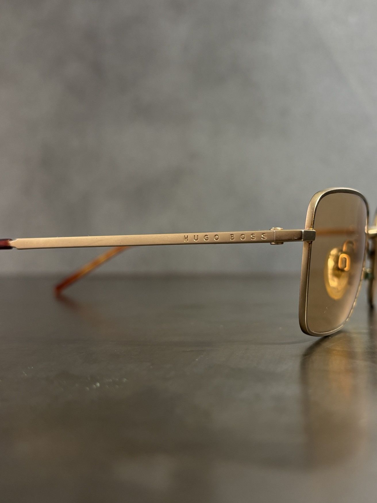Hugo Boss 1990s Vintage Hugo Boss Sunglasses Japan Metal HB 1519 Y2K Size ONE SIZE - 19 Thumbnail