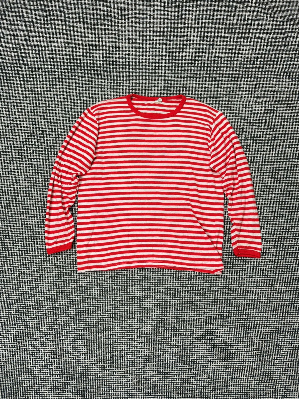 Le Laboureur 70s German Breton mariniere dock shirt workwear utility Size US S / EU 44-46 / 1 - 2 Thumbnail