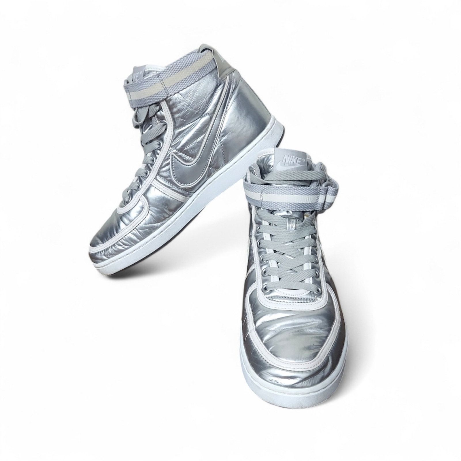 Nike Nike Vandal High Silver Basketball Sneakers Women’s Size 10 Size US 10 / IT 40 - 3 Thumbnail