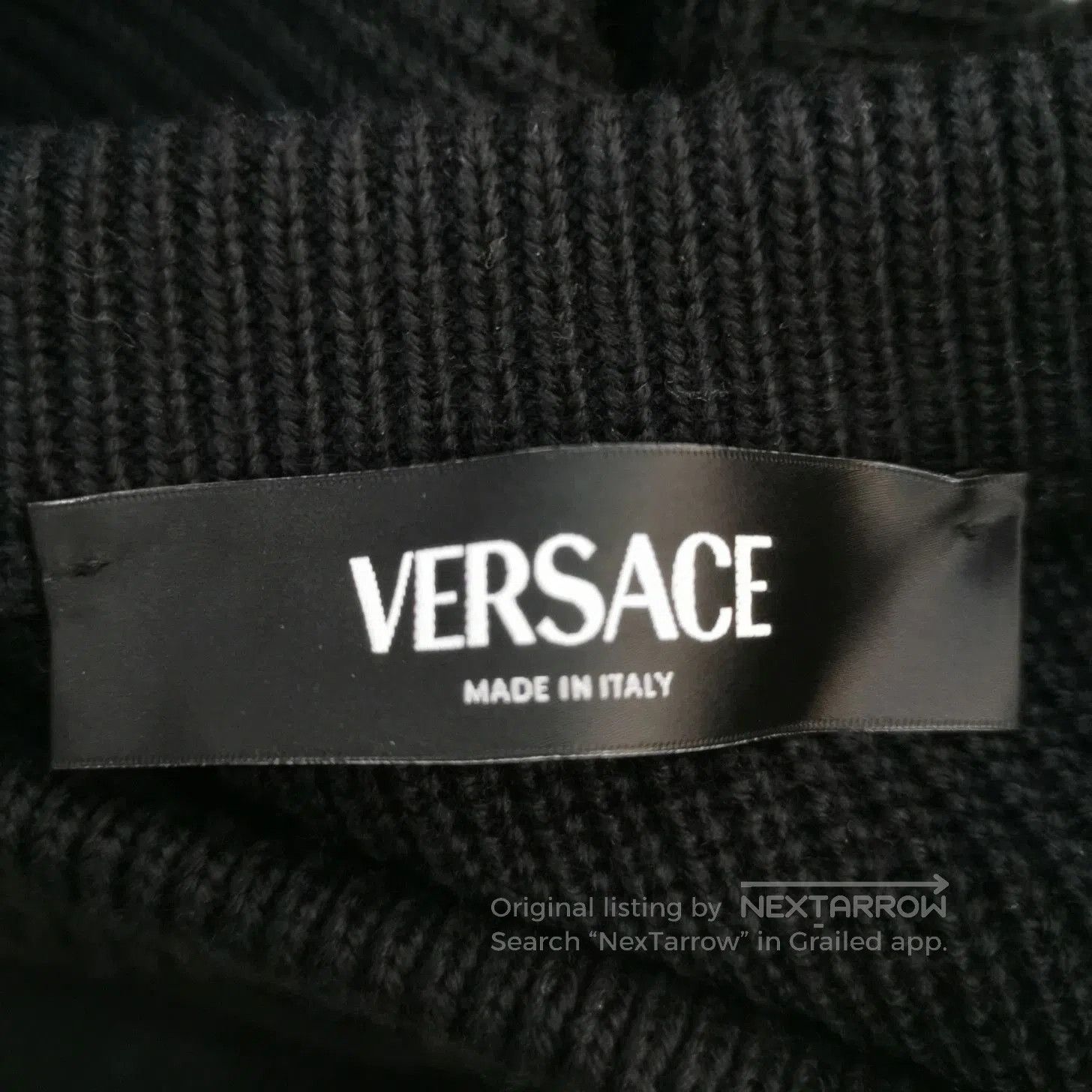 Versace Versace Wool Medusa Stripe Crewneck Sweater. Size US XXL / EU 58 / 5 - 5 Thumbnail