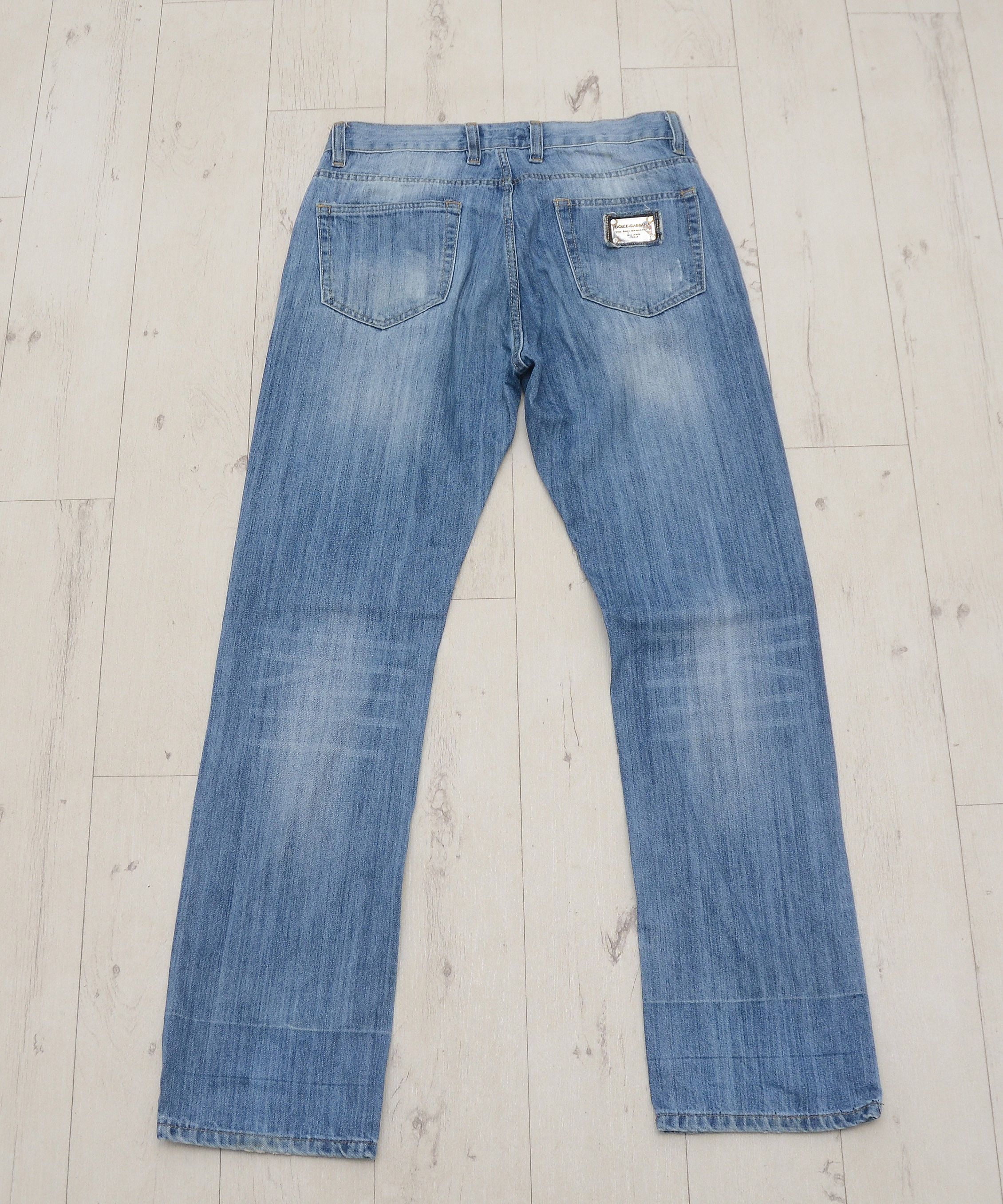 Dolce & Gabbana × Vintage Vintage Dolce & Gabbana 14 Distressed Denim Jeans Size US 34 / EU 50 - 2 Thumbnail
