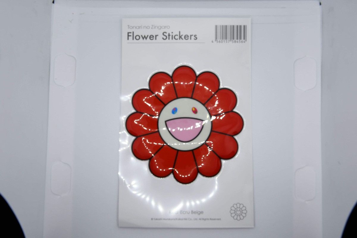 Takashi Murakami Takashi Murakami Bubblingly Sticker Red Ecru Beige Size ONE SIZE - 1 Thumbnail