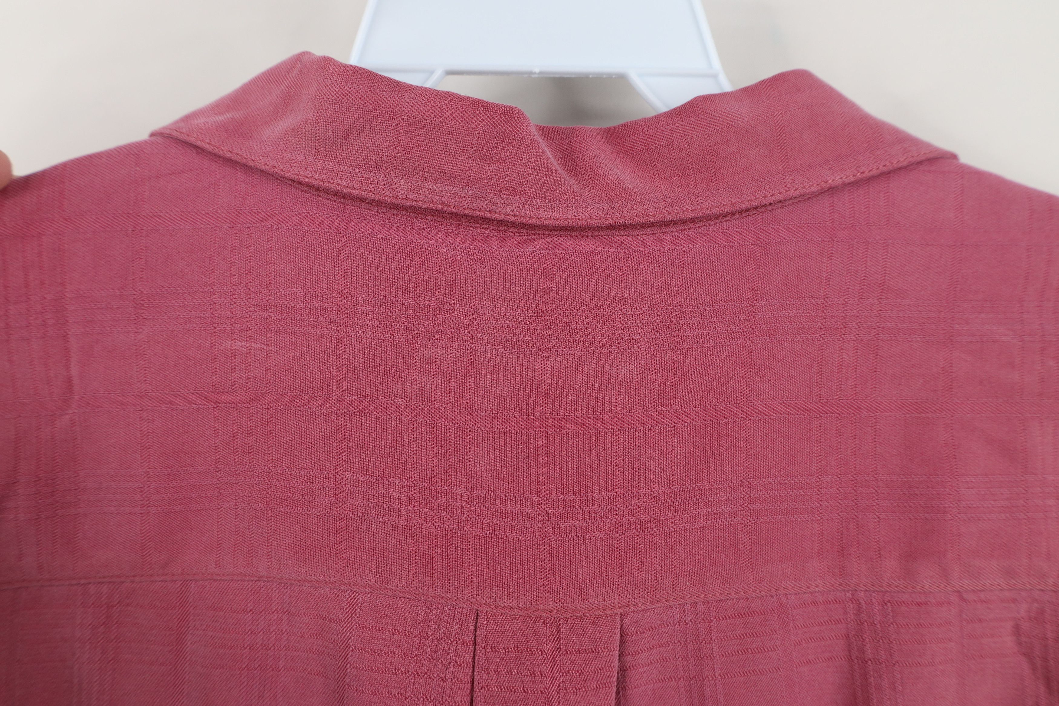 Tommy Bahama Vintage 90s Tommy Bahama Loop Collar Camp Button Shirt Red Size US XL / EU 56 / 4 - 11 Thumbnail