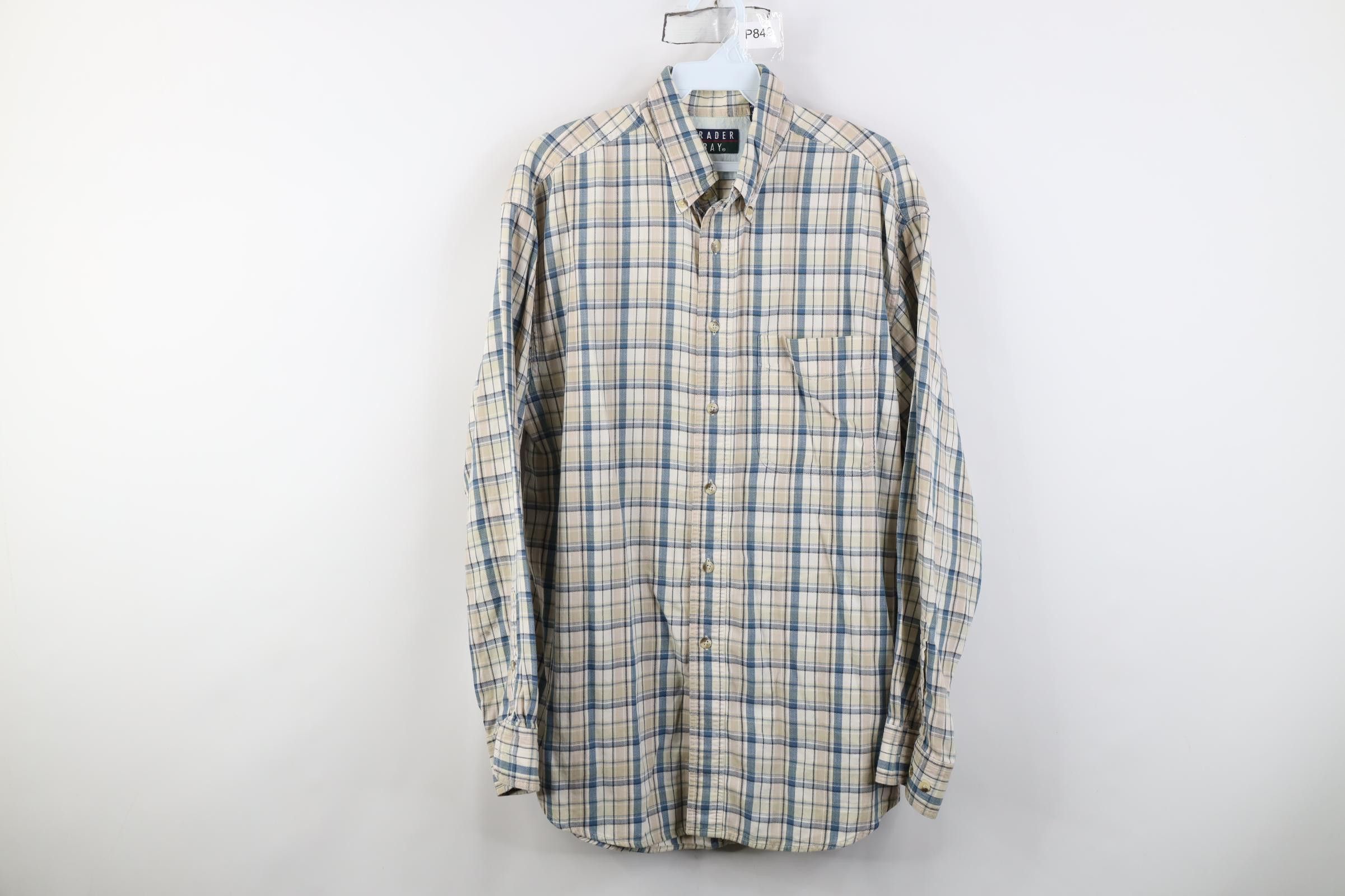 Vintage Vintage 90s Streetwear Collared Button Down Shirt Plaid Size US M / EU 48-50 / 2 - 1 Thumbnail