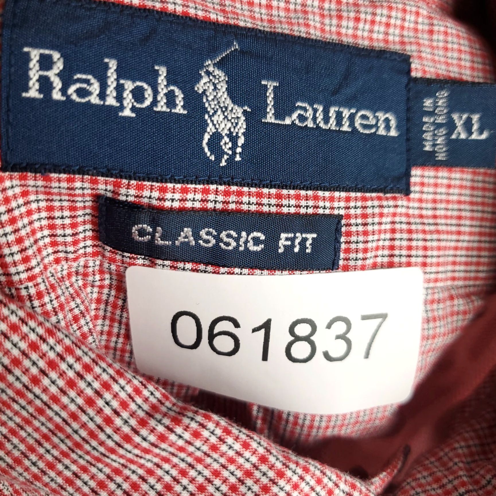 Ralph Lauren VINTAGE Ralph Lauren Shirt Men XL Red Plaid Cotton Casual Button-Up Short Sleeve Mens Size US XL / EU 56 / 4 - 7 Thumbnail