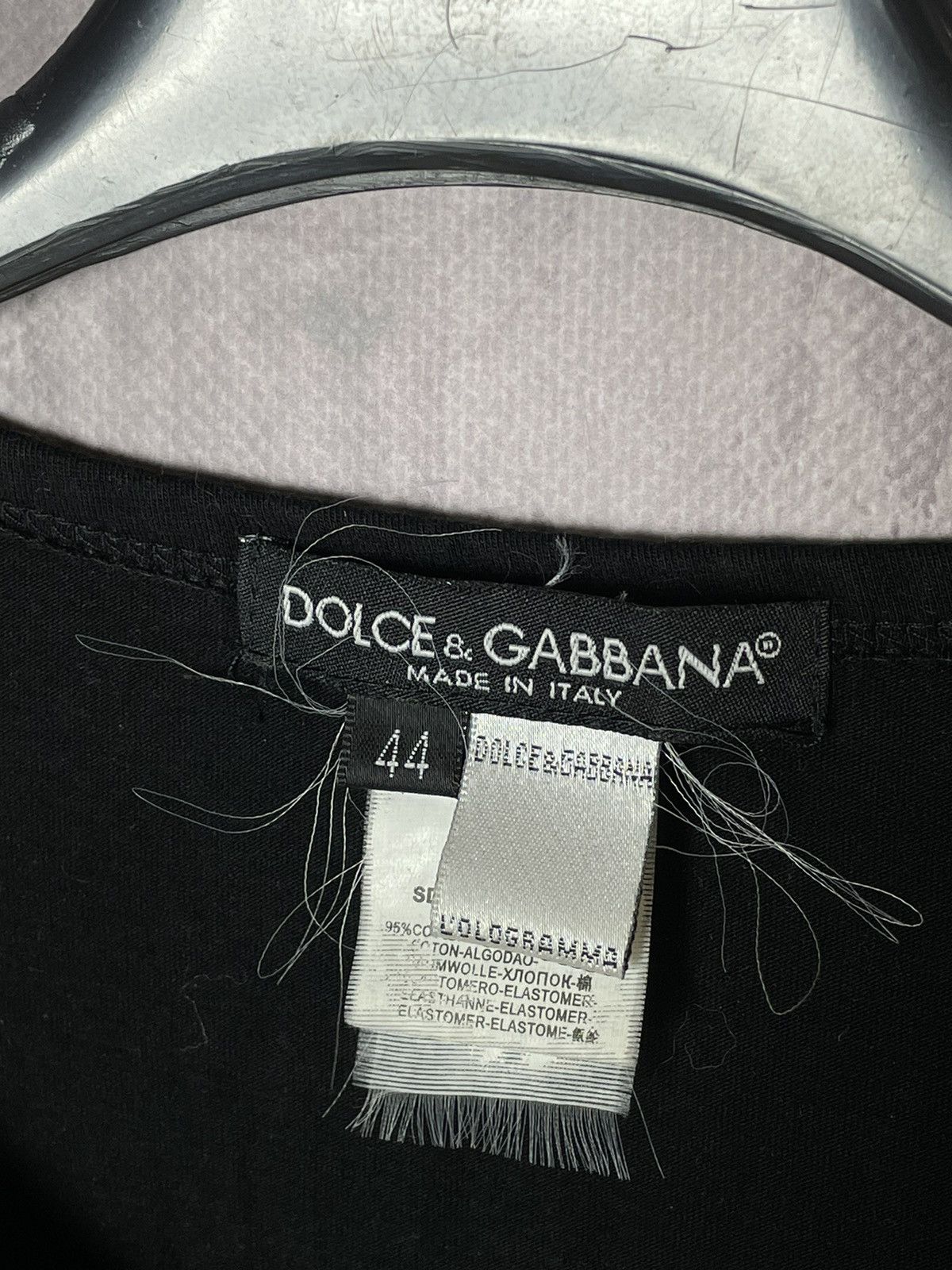 Dolce & Gabbana × Vintage VINTAGE DOLCE AND GABBANA FLOWERS Y2K BLACK T SHIRT Size M / US 6-8 / IT 42-44 - 9 Thumbnail