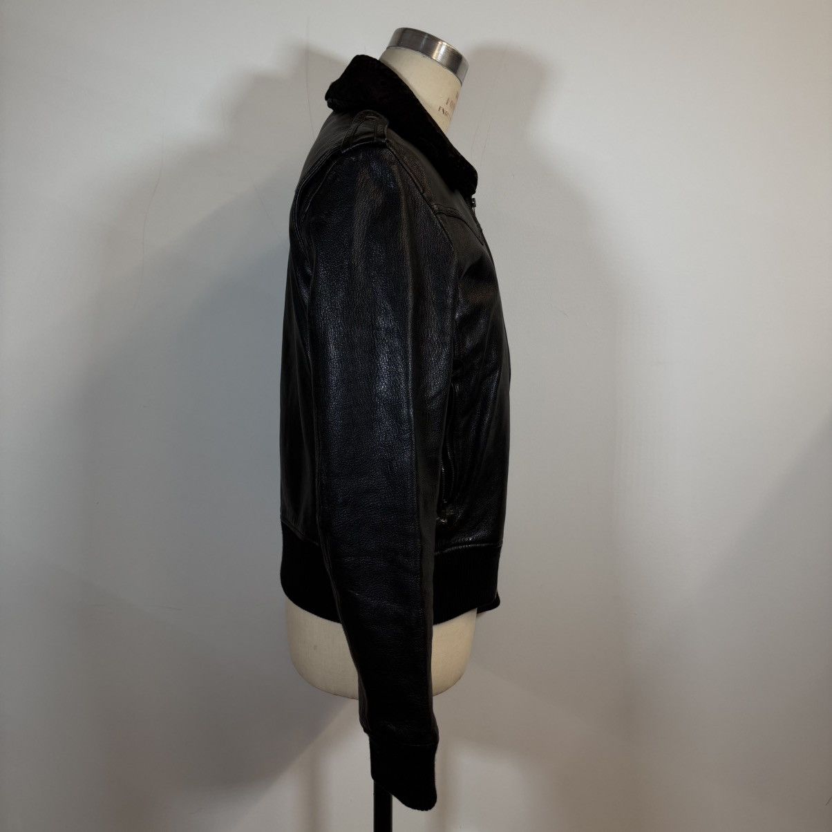 Kiminori Morishita Kiminori Morishita Black Goatskin Leather Bomber Jacket Size US L / EU 52-54 / 3 - 2 Thumbnail