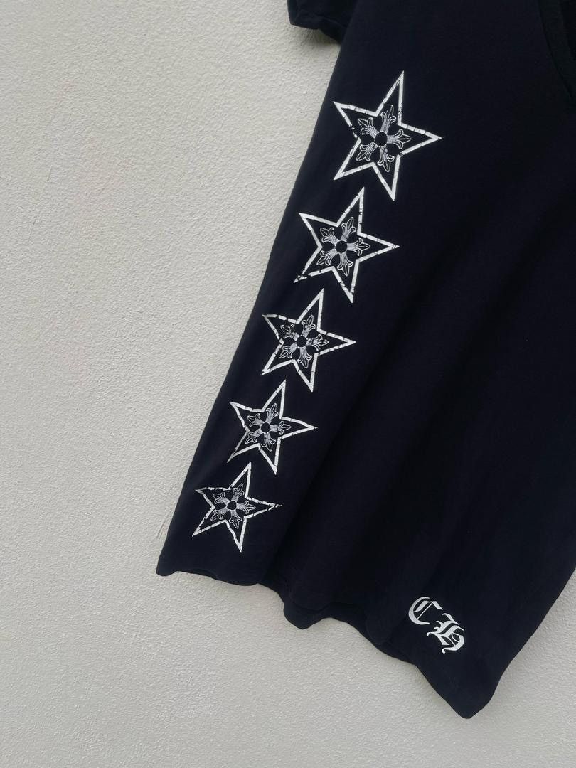 Chrome Hearts Chrome Hearts T-Bar Scroll Star Logo Tee Size US XS / EU 42 / 0 - 6 Thumbnail