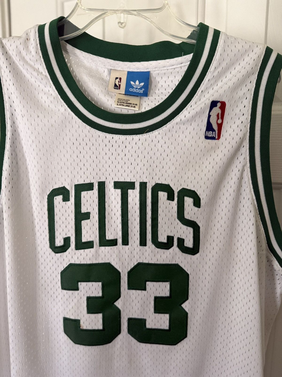 Adidas Larry Bird hardwood classic jersey Size US XL / EU 56 / 4 - 4 Thumbnail