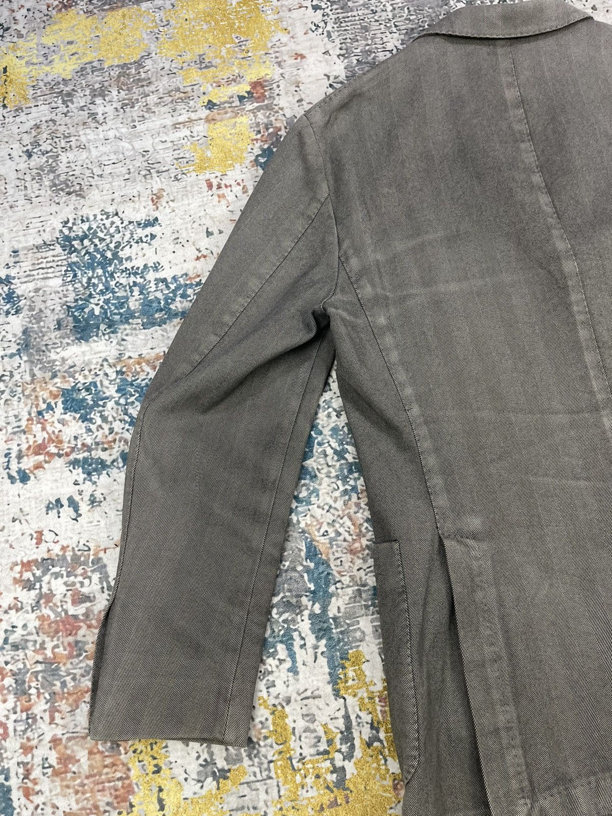 Boglioli Boglioli Herringbone R3302G Double Slit Coat Jackets Size US M / EU 48-50 / 2 - 12 Thumbnail