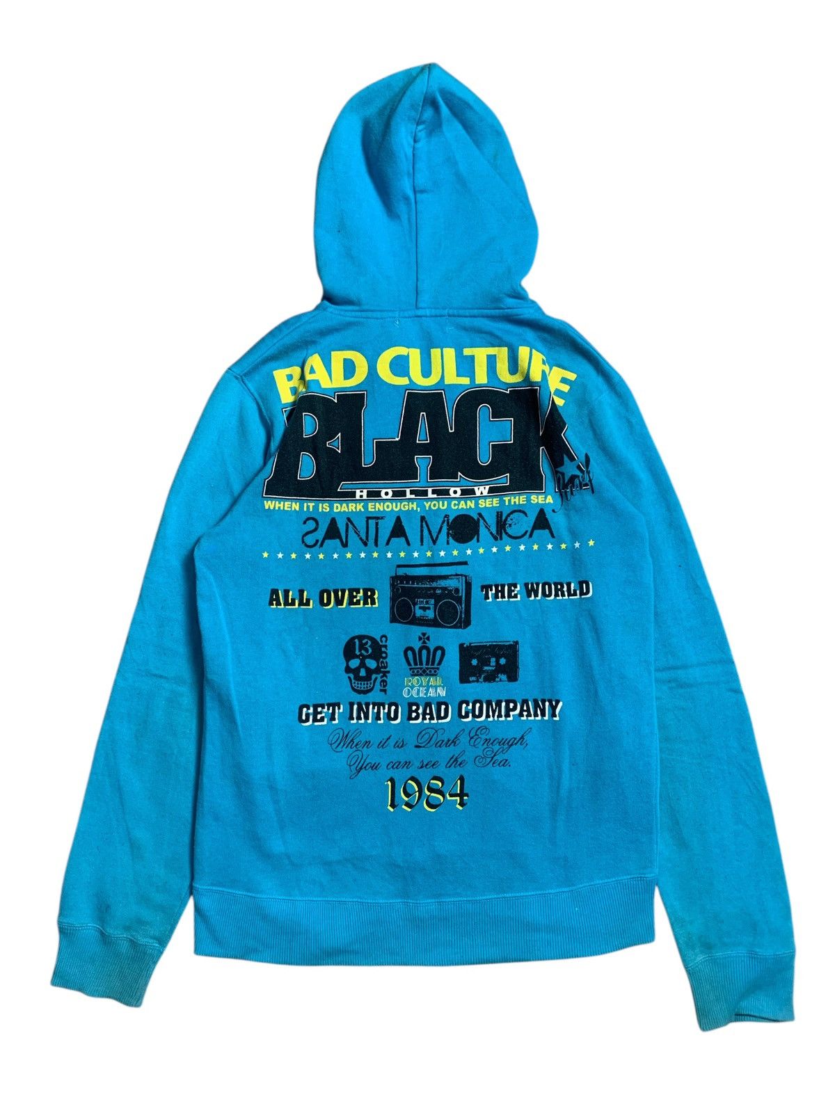 Hysteric Glamour 1990s RUDE GARRET SKULL SURF POEM ZIP HOODIE IFSIX LGB STYLE Size US XL / EU 56 / 4 - 2 Thumbnail