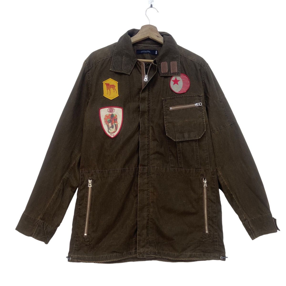 Japanese Brand Westborne Millitary Style Patches Jacket Size US M / EU 48-50 / 2 - 1 Thumbnail