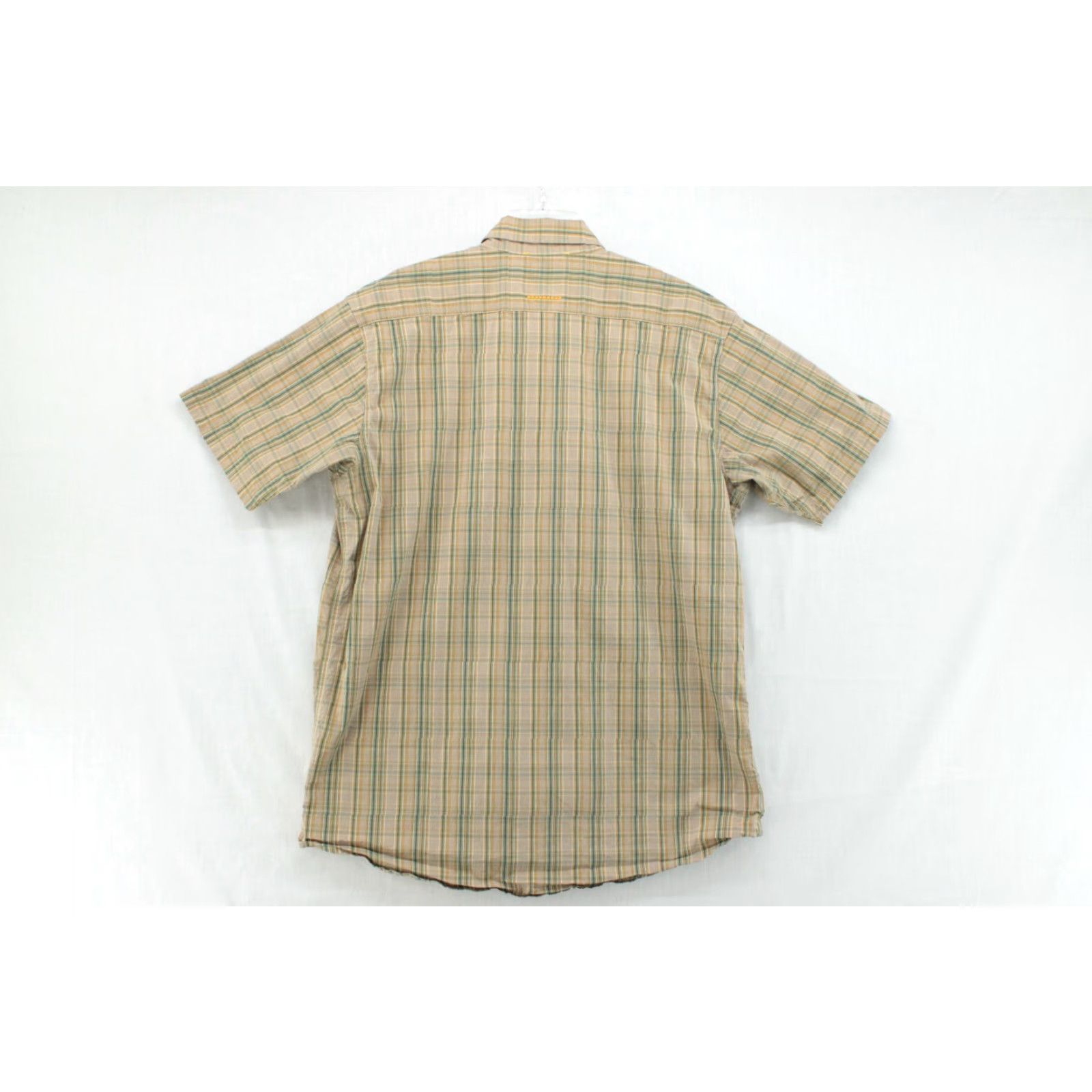 Ariat Ariat Rebar Western Shirt Men's L Brown Green Check Button Short Sleeve Cowboy Shirt Size US L / EU 52-54 / 3 - 3 Thumbnail