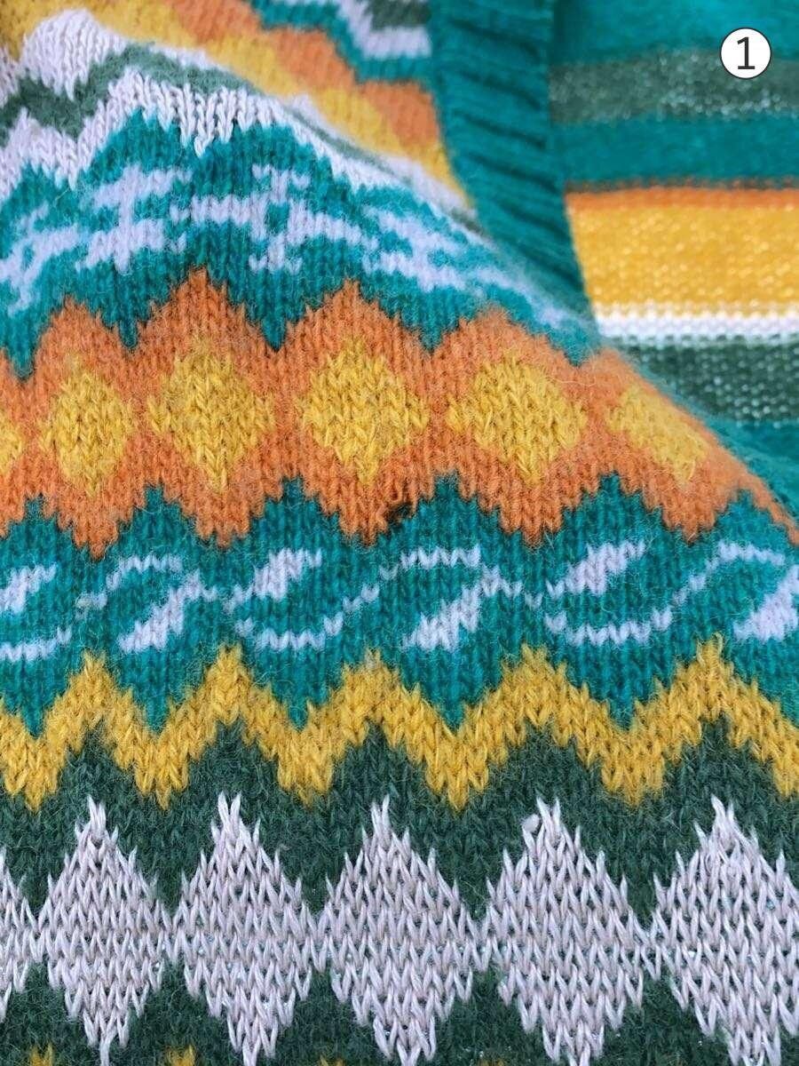 Dries Van Noten Archive V Neck Wool Knit Sweater Size M / US 6-8 / IT 42-44 - 5 Thumbnail