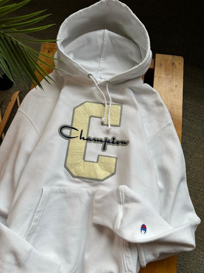Champion CHAMPION REVERSE WEAVE EMBROIDERY BIG LOGO HOODIE Size US XL / EU 56 / 4 - 3 Thumbnail