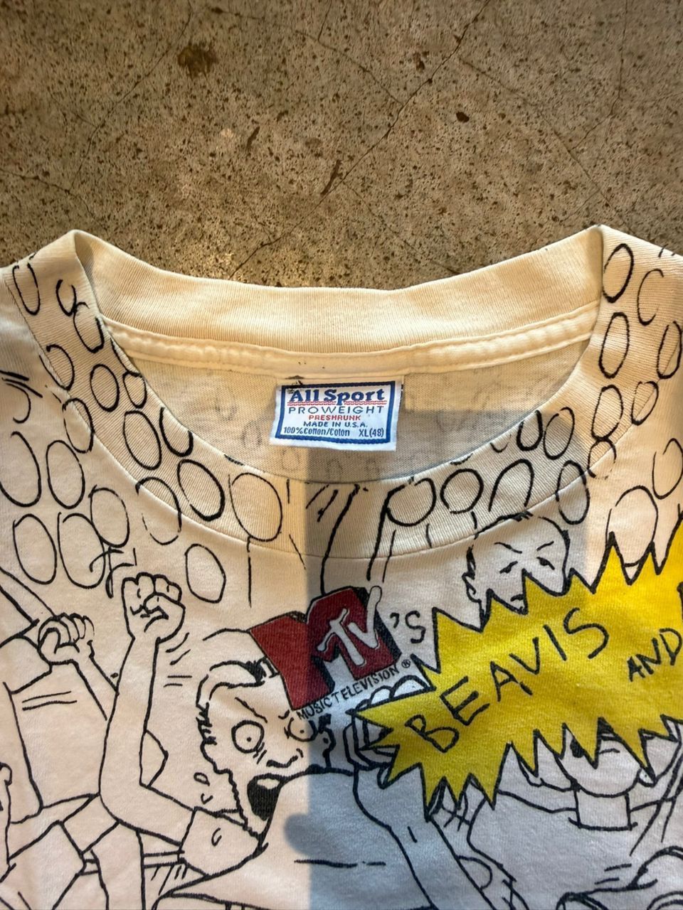 Other All over print Beavis and Butthead MTV rock OVP Size US XL / EU 56 / 4 - 3 Thumbnail