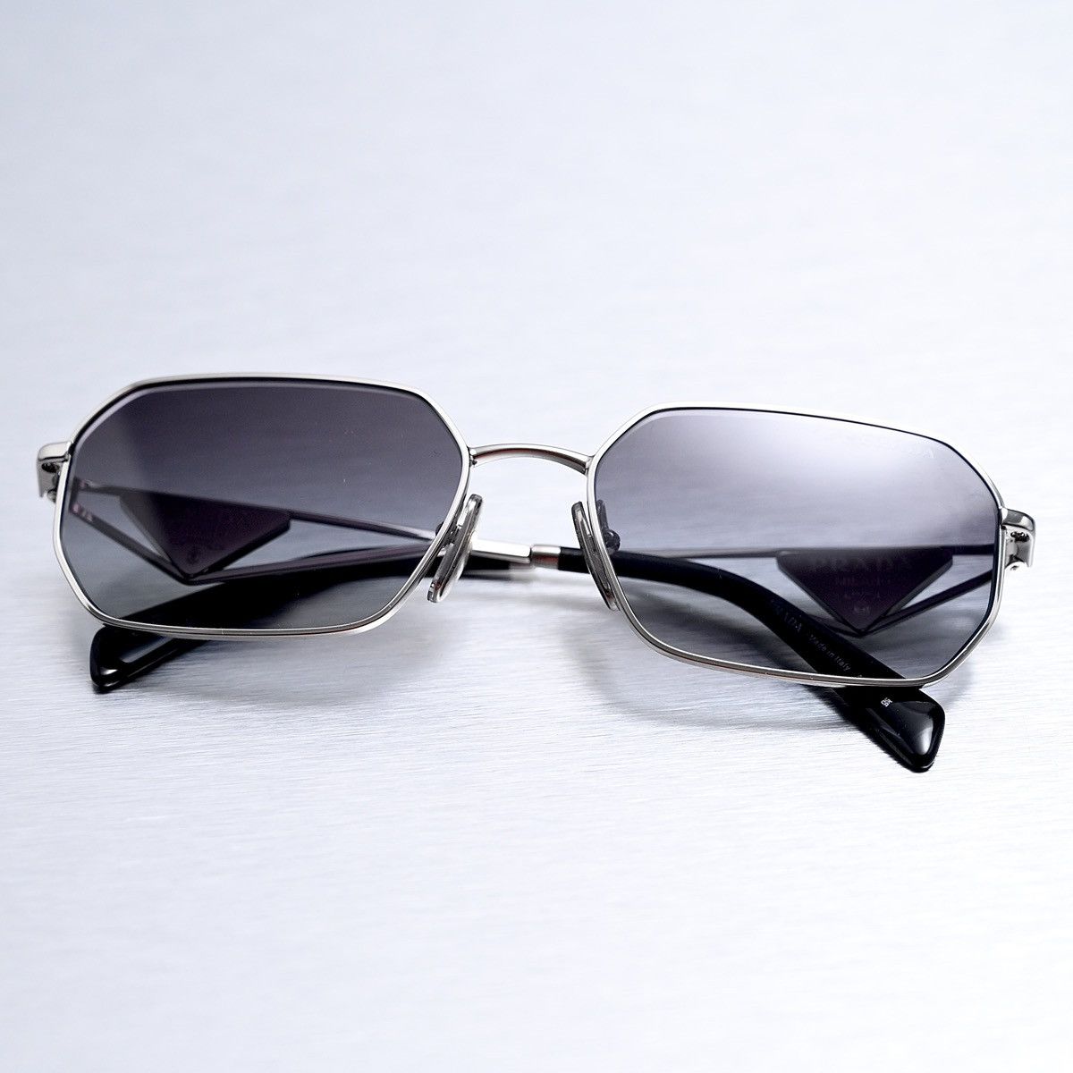 Prada PRADA 0PR A51S 1BC90A SUNGLASSES Size ONE SIZE - 6 Thumbnail