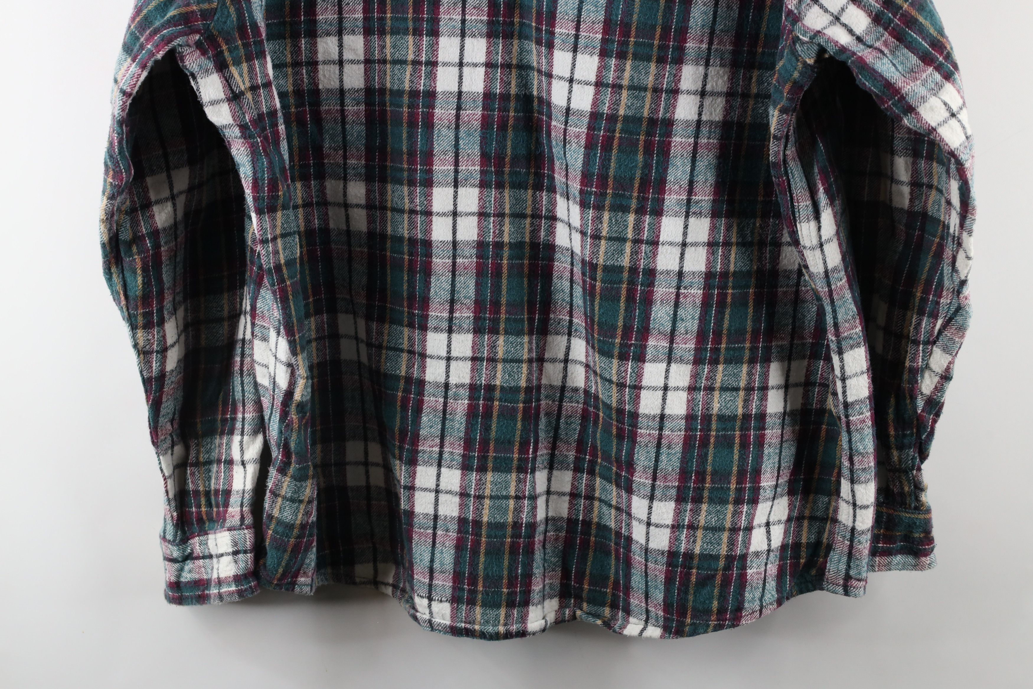 Vintage Vintage 90s Streetwear Heavyweight Flannel Button Shirt Size US XL / EU 56 / 4 - 9 Thumbnail