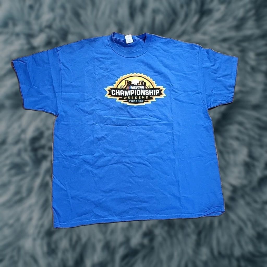 Port & Company Port & Company Nascar T-shirt Phx Int'l Raceway Championship Weekend 3X SS Blue Cotton 56"x32" Size US XXL / EU 58 / 5 - 1 Thumbnail