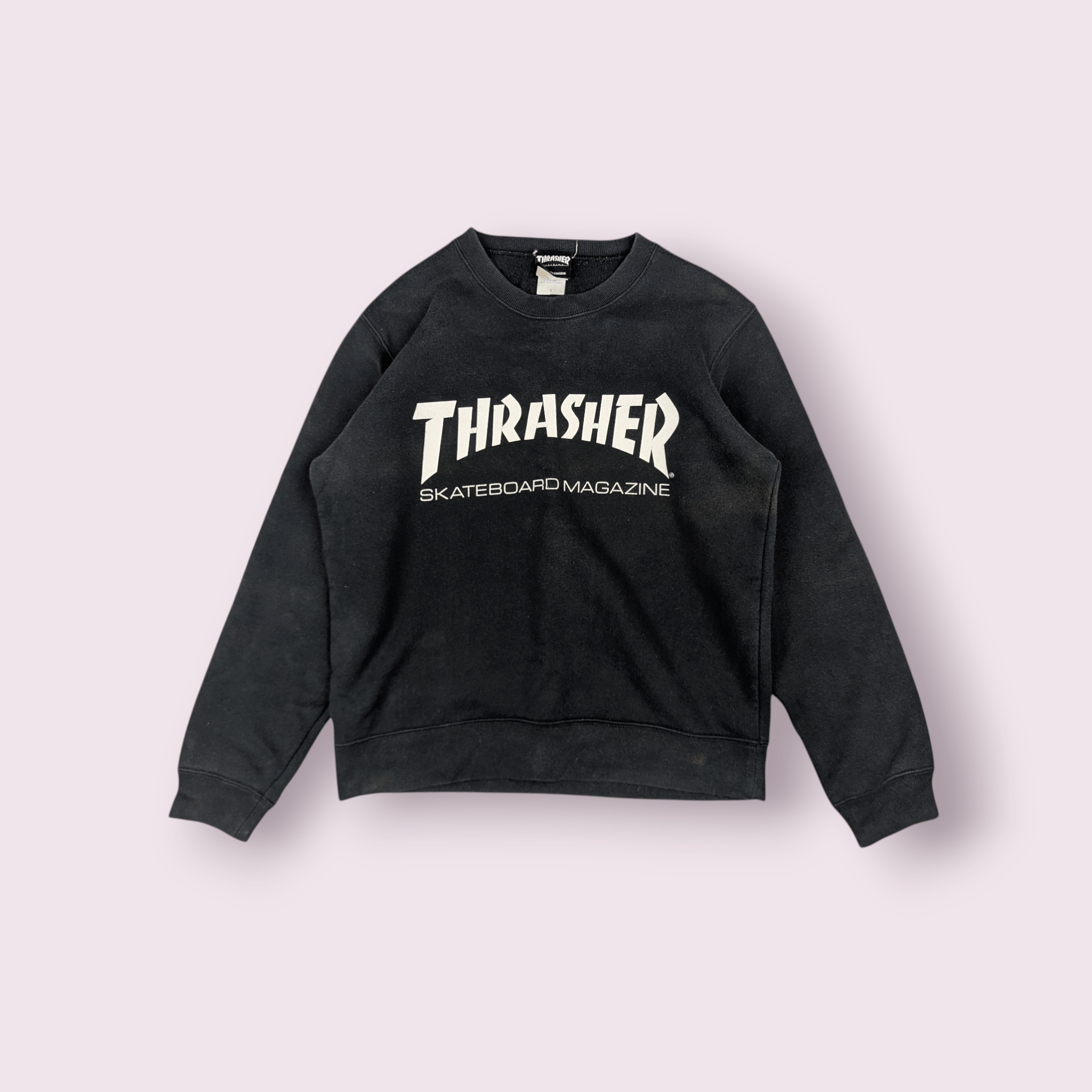 Thrasher Vintage 90's TRASHER Skateboard Magazine Jumper Sweatshirt Size S / US 4 / IT 40 - 1 Thumbnail