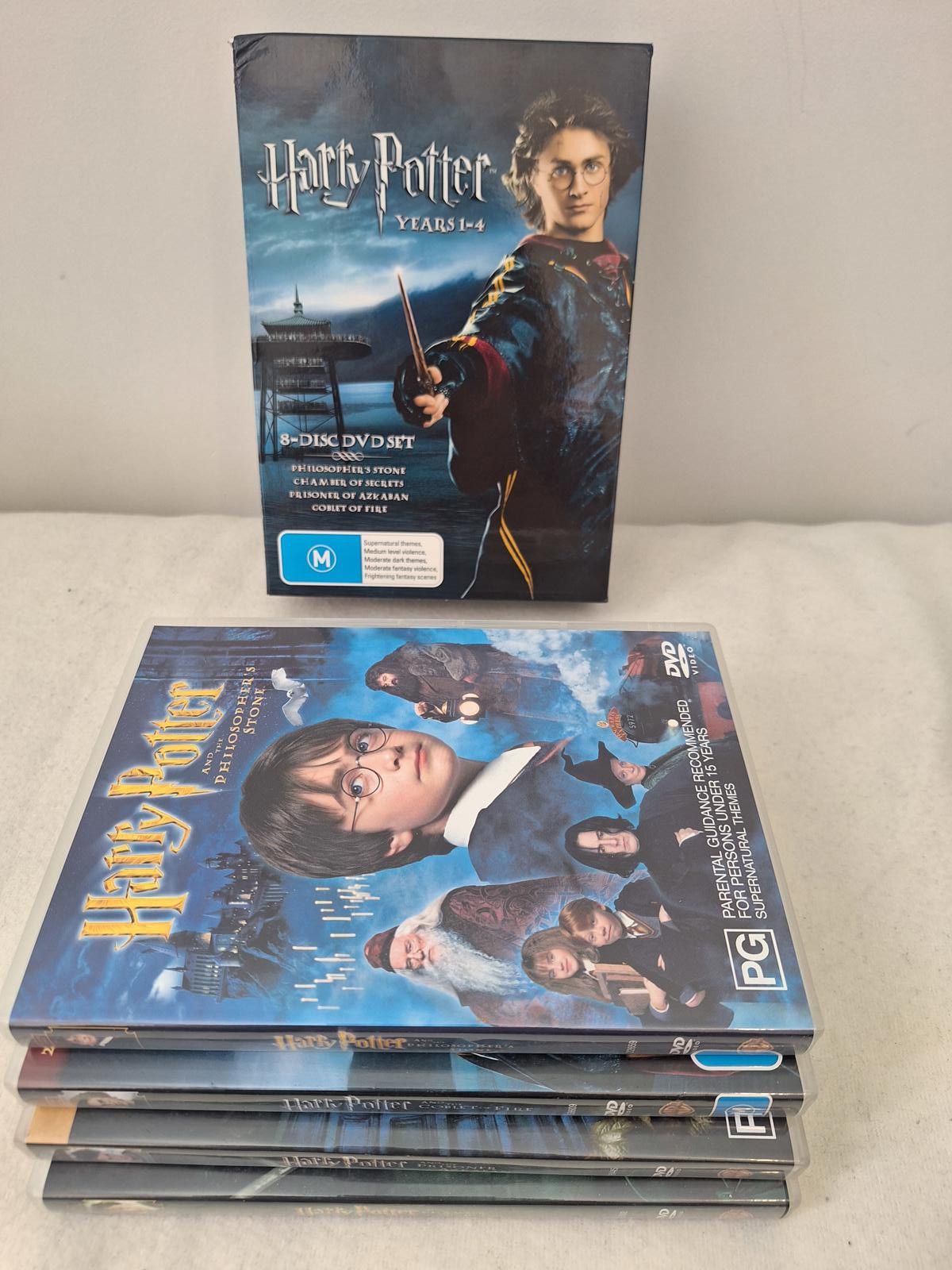 Designer Harry Potter Year 1-4 DVD Complete set Size ONE SIZE - 1 Thumbnail