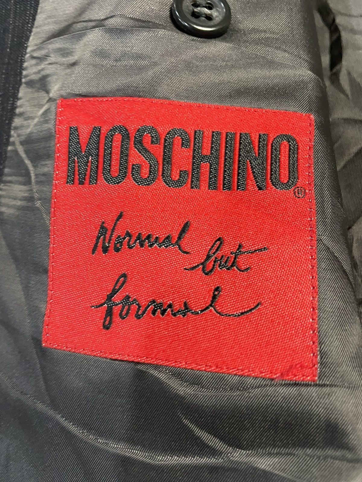 Moschino Authentic Moschino Wool Mens Blazer Size 46R - 6 Thumbnail