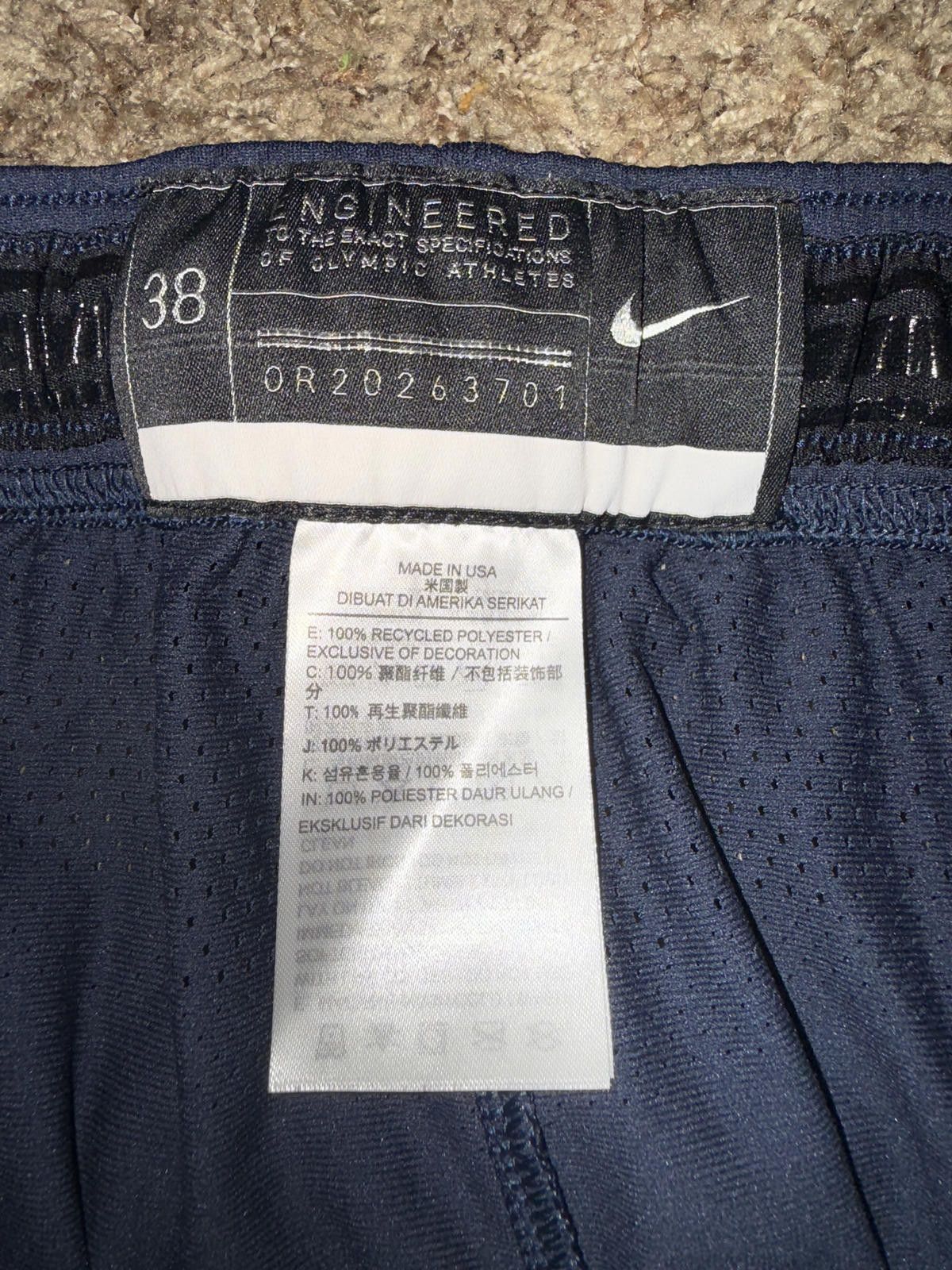 Nike Nike 2020 Tokyo Olympic Game Issued Shorts Korea Size US 38 / EU 54 - 9 Thumbnail