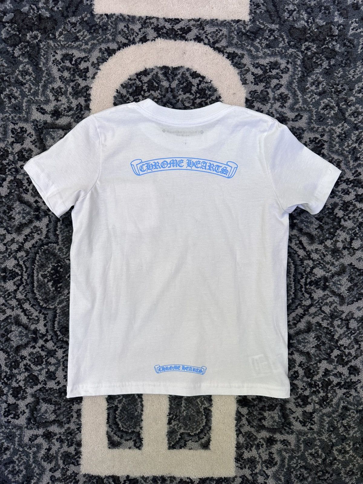 Chrome Hearts Chrome Hearts White Scroll Logo Short Sleeve Tee Size US XXS / EU 40 - 5 Thumbnail