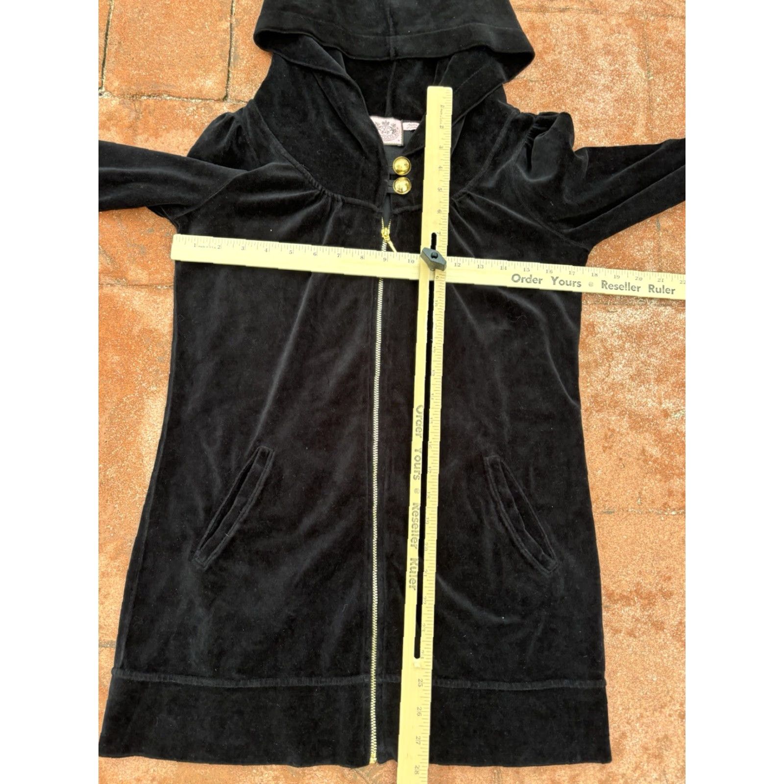 Juicy Couture VINTAGE Juicy Couture Velour Hoodie Full Zip Size M / US 6-8 / IT 42-44 - 5 Thumbnail