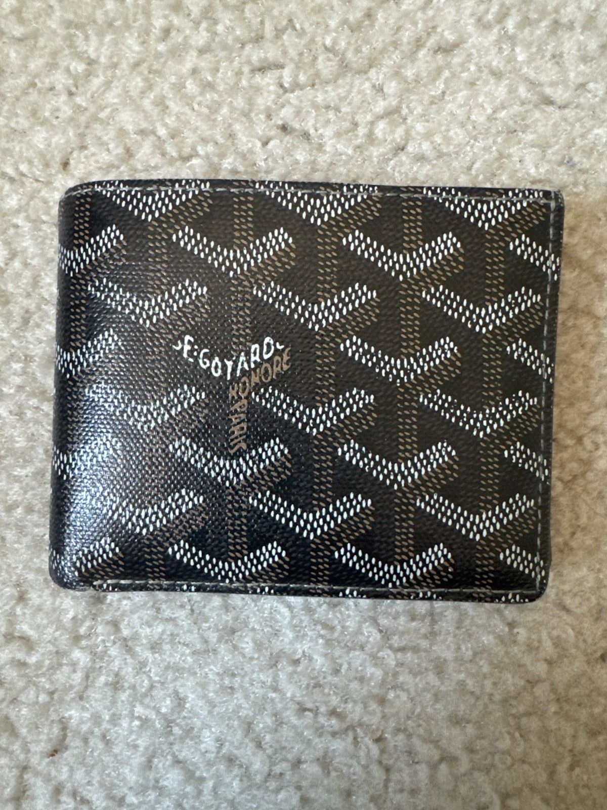 image of Goyard Victoire Bi Fold Wallet in Brown, Men's