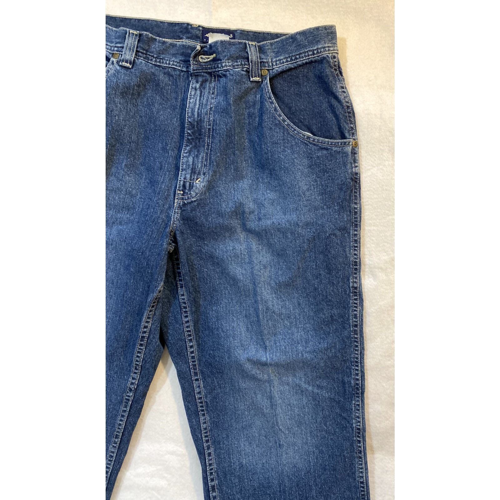 Eddie Bauer Eddie Bauer Jeans Men’s 36x32 Straight Leg Blue Denim Pants Regular Wash Mid Rise Pocketed 36 32 Mens Jeans Size US 36 / EU 52 - 3 Thumbnail