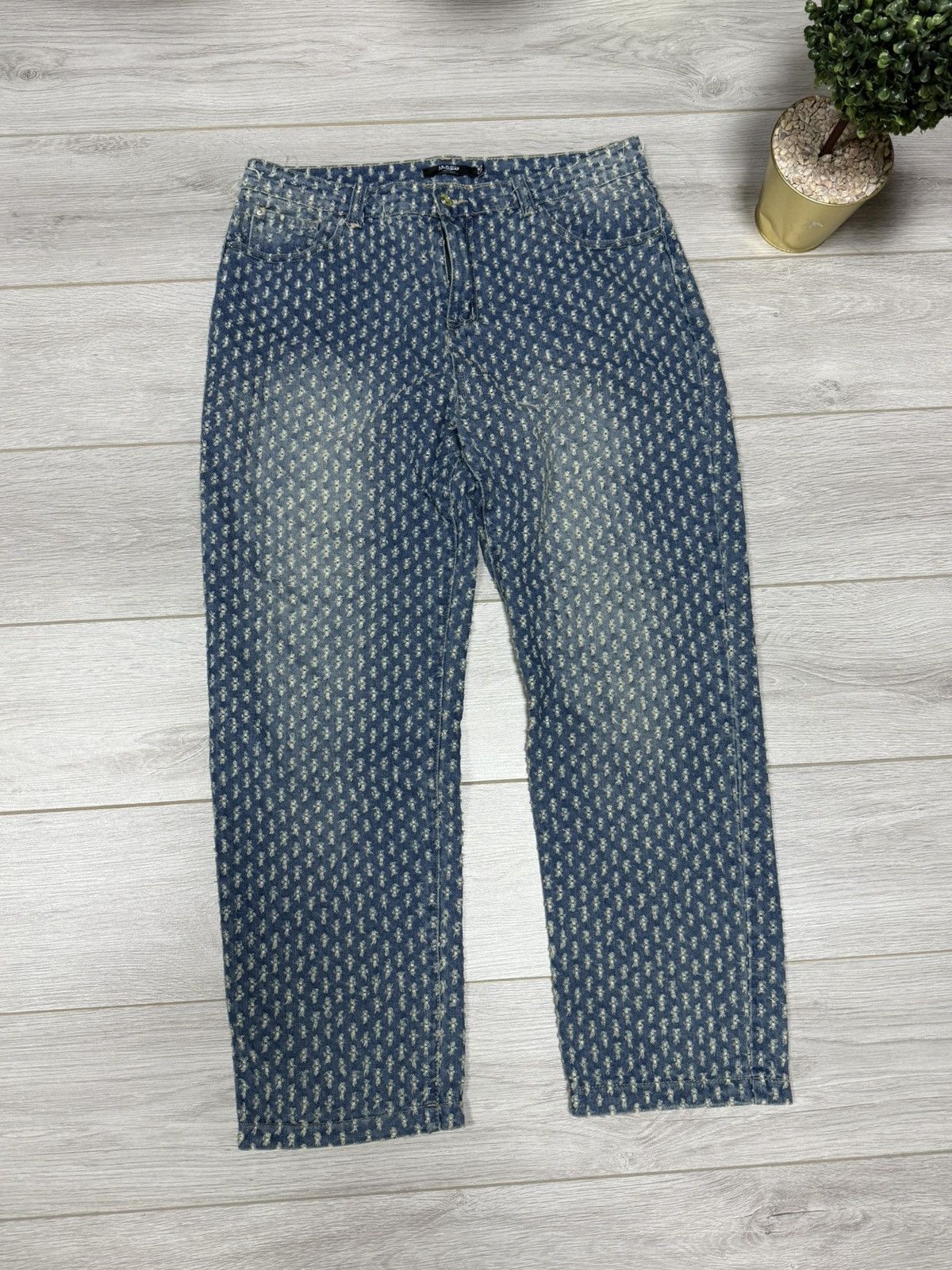 Jaded London Jaded London ripped distressed Perforated jeans Size US 36 / EU 52 - 3 Thumbnail