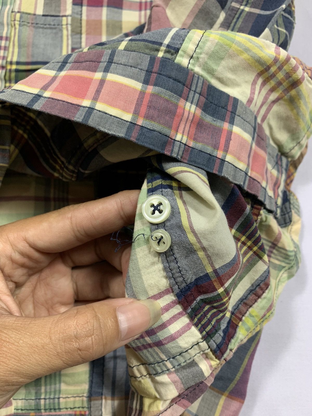 RRL Ralph Lauren Polo Ralph Lauren Patchwork Shirt Size US S / EU 44-46 / 1 - 6 Thumbnail