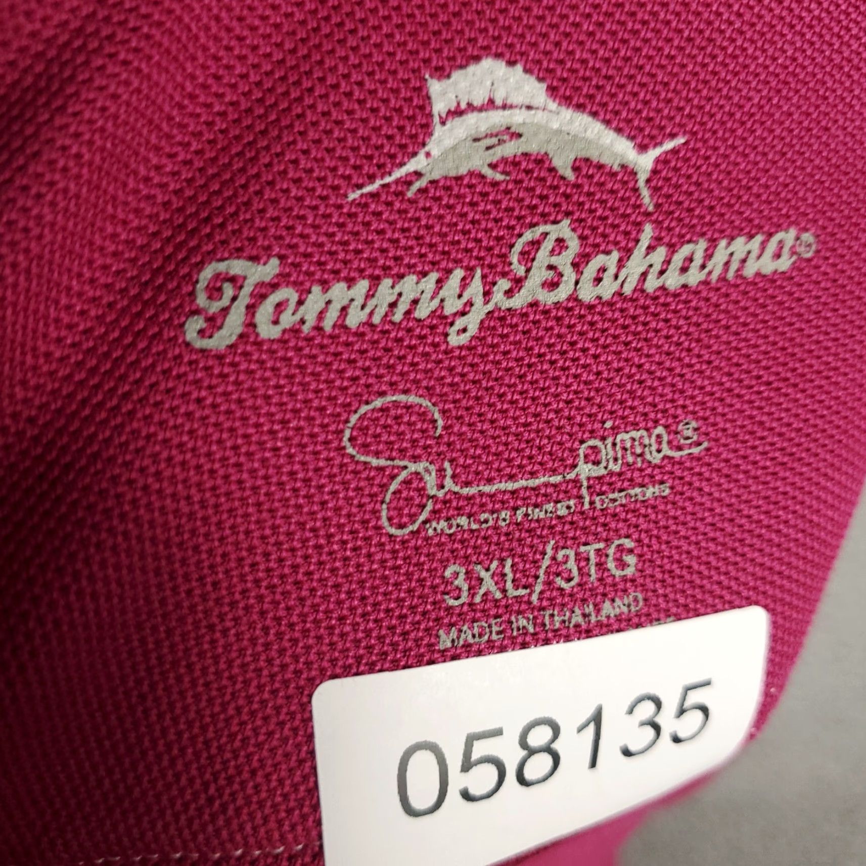 Tommy Bahama Tommy Bahama Polo Shirt Mens 3XL Solid Magenta Casual Short Sleeve Golf Size US XXL / EU 58 / 5 - 8 Thumbnail
