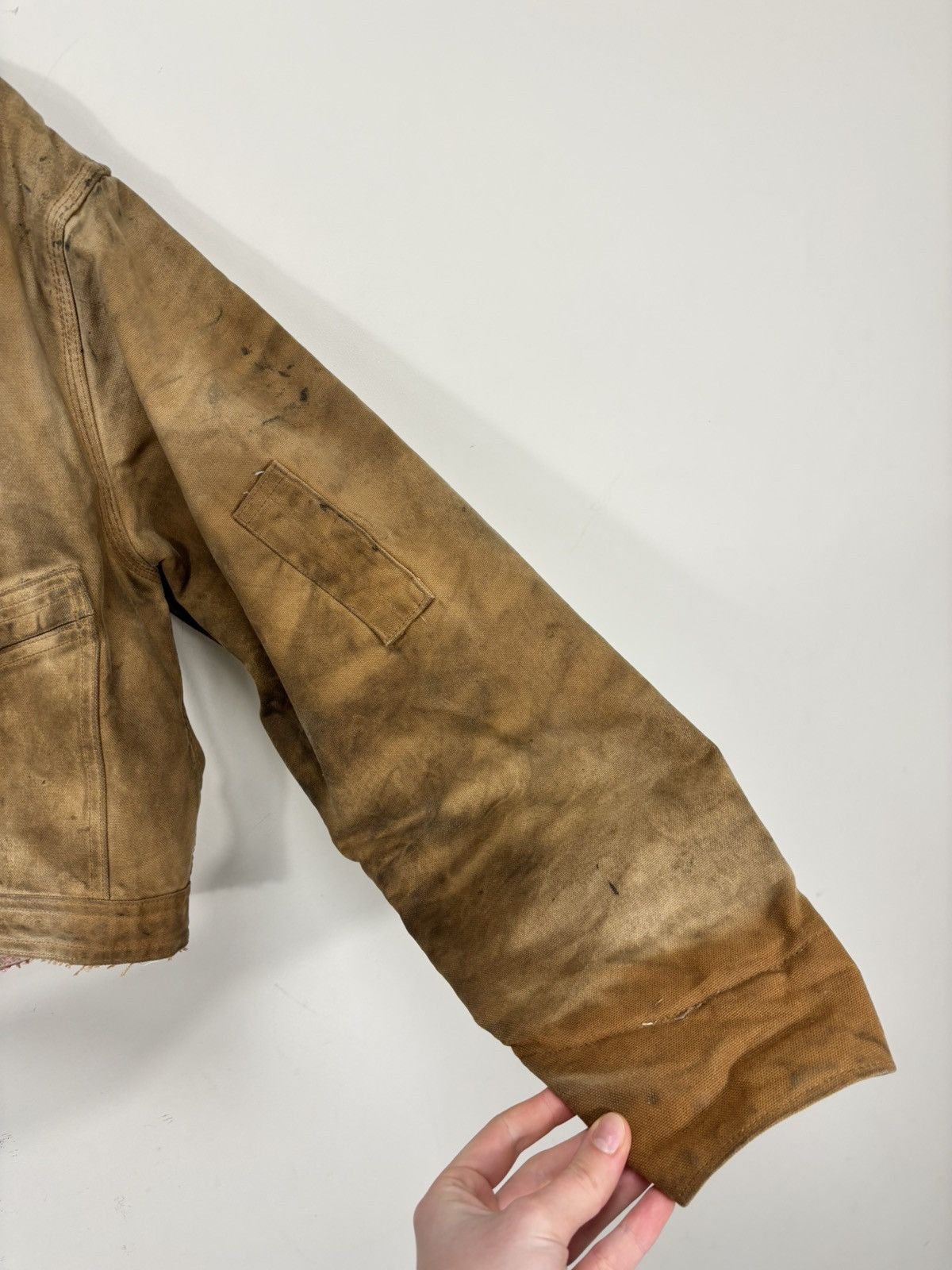 Carhartt Vintage Carhartt Hype Faded Distressed Boxy Cropped Jacket Size US L / EU 52-54 / 3 - 17 Thumbnail