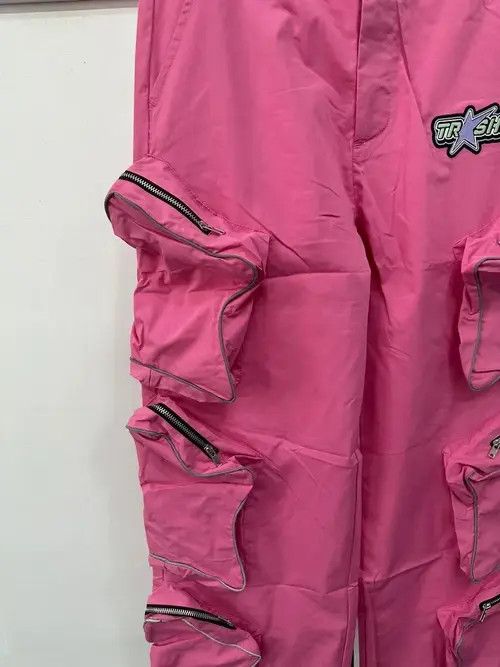 Designer Reflective pants with stars and pockets hip-hop Harajuku Size US 32 / EU 48 - 4 Thumbnail